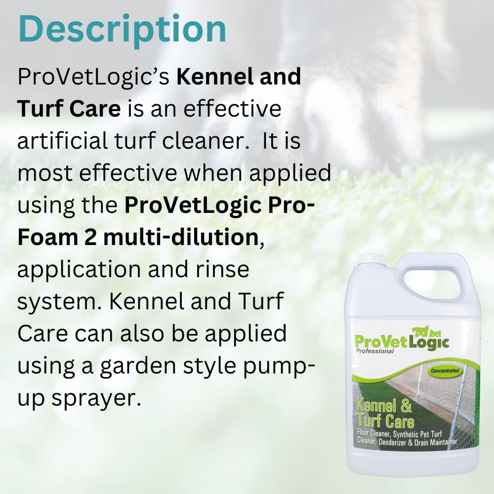 Provetlogic Kennel And Turf Care 1 Gallon Kit