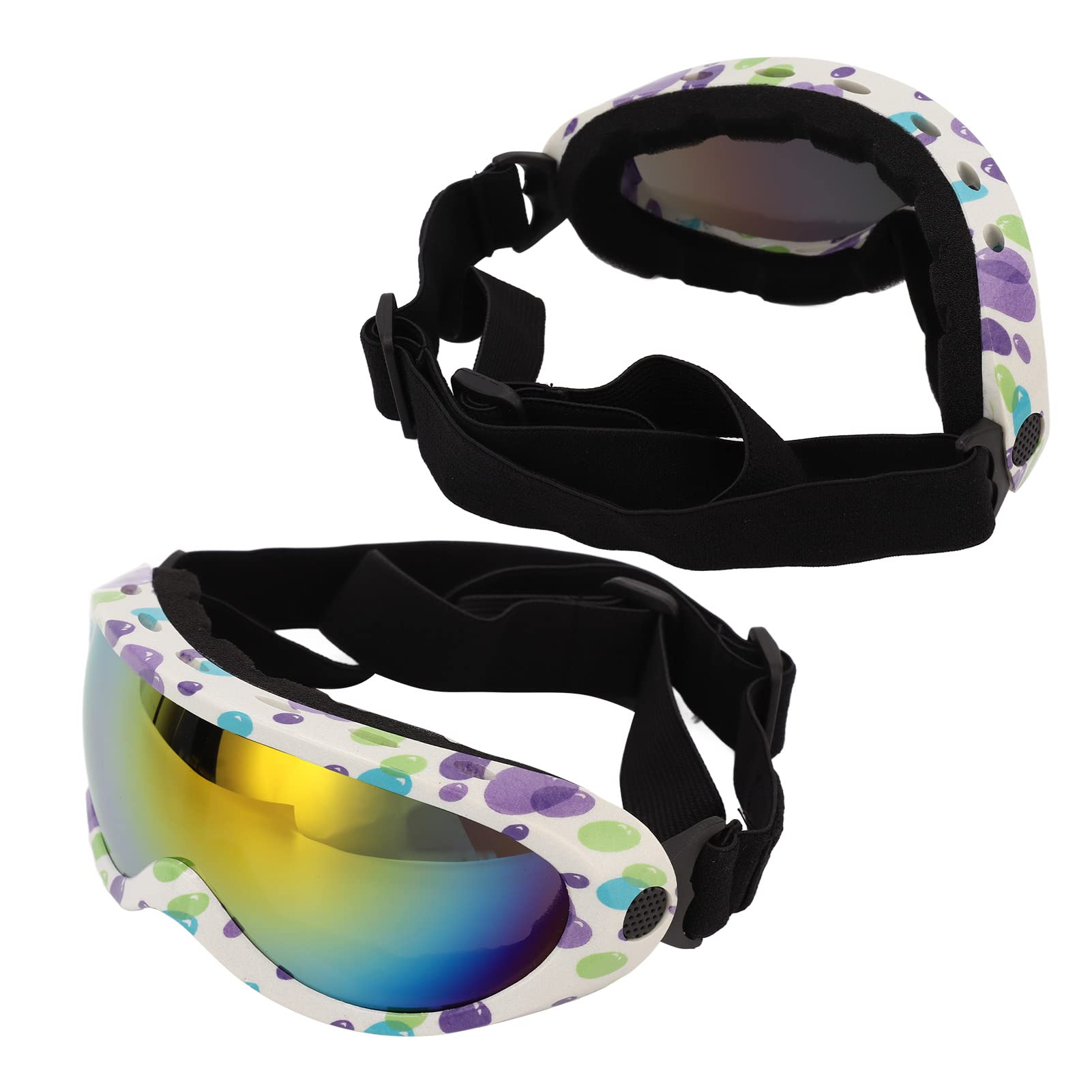 Dog Sunglasses, Dog Goggles Pet Glasses Eye Winproof For Dogs Eyes Red Lens ( Blue Frame)