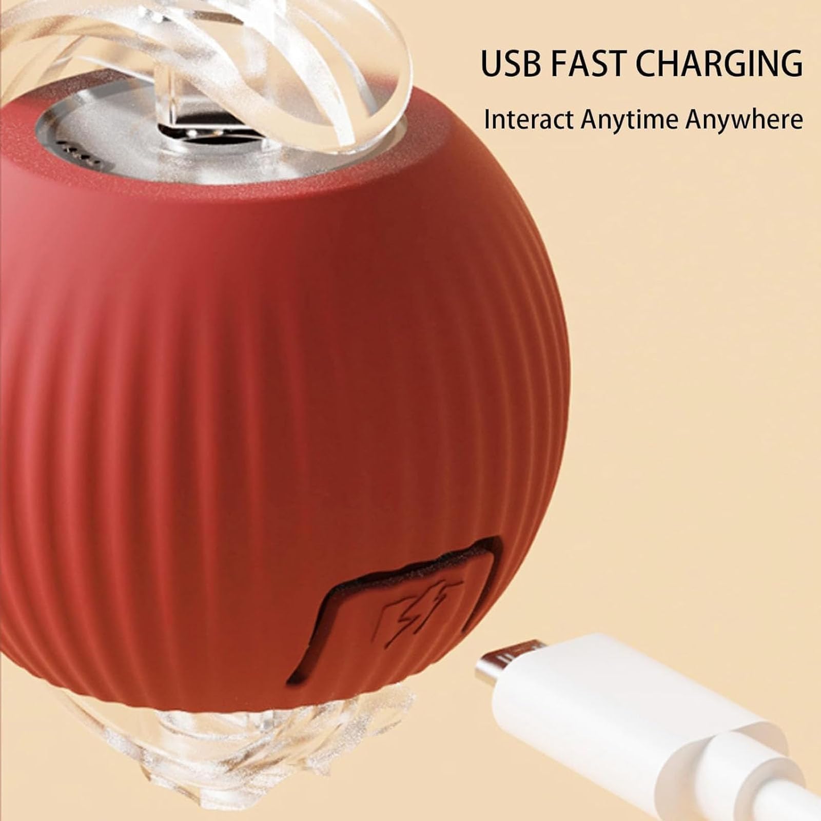 Interactive Cat Toys Ball For Indoor Cats, Interactive Rolling Small Dog Cat Toys Automatic Self Moving, 360,Electric Balls,Fast