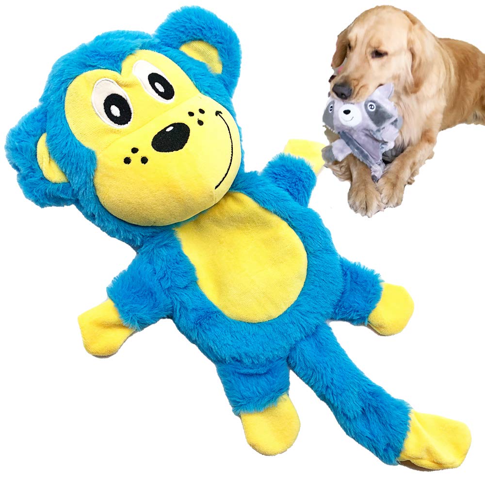 Jalousie Extra-Large Dog Squeaky Toy Interactive Rope Plush Toy For Small Medium Large Breeds Durable Dog Chew Toy (Monkey 2)