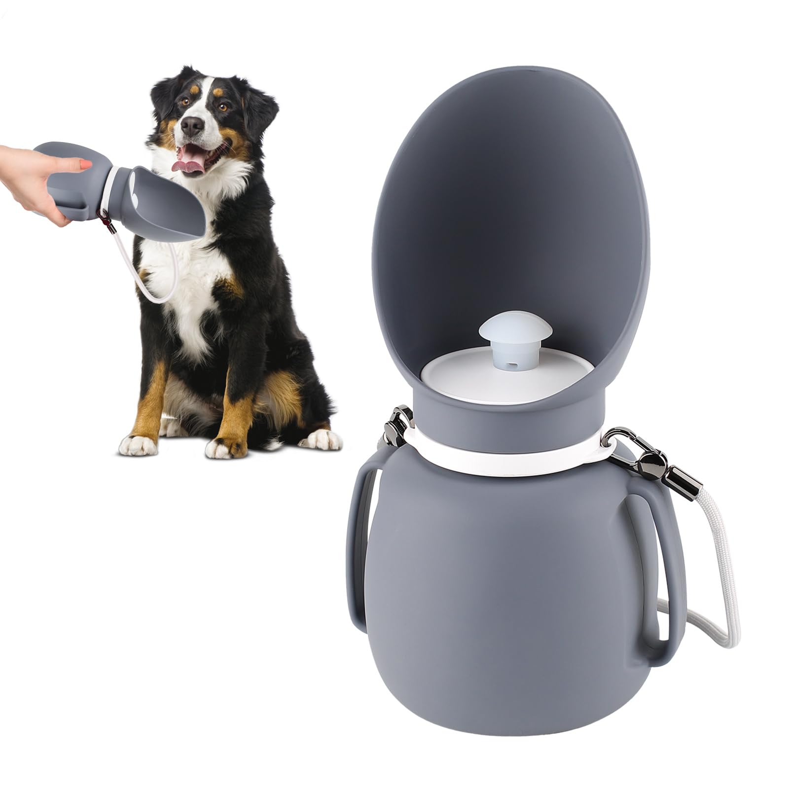 Billionchains Dog Water Bottle 27 Oz Large Capacity Dog Water Dispenser Portable Pet Travel Water Bottle For Outdoor, Hiking, Tr