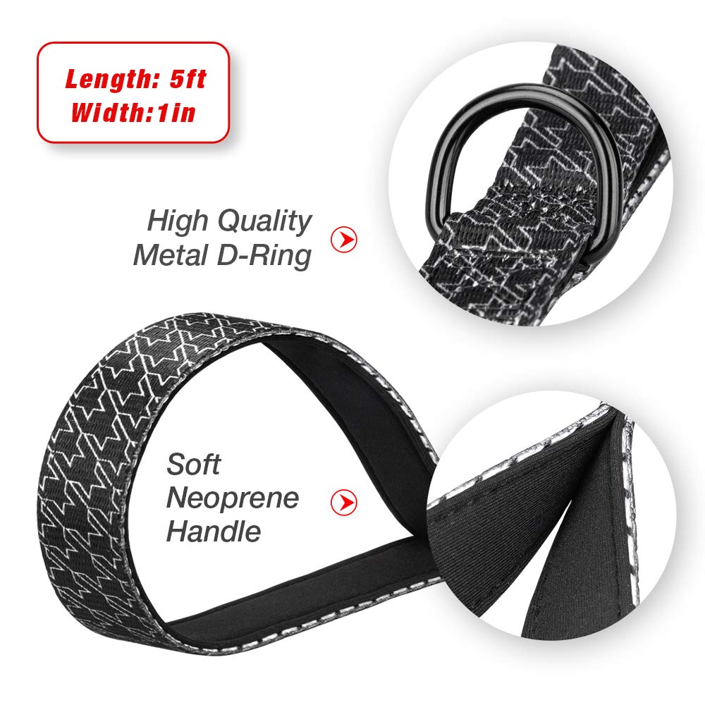Poypet 5 Feet Dog Leash With Padded Handle For Small Medium And Large Dogs(Houndstooth)