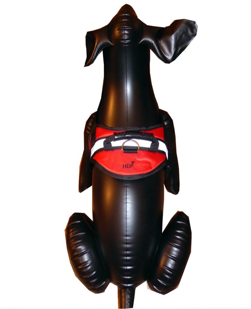 HDP Big Dog Soft No Pull Harness Size:Medium Color:Red