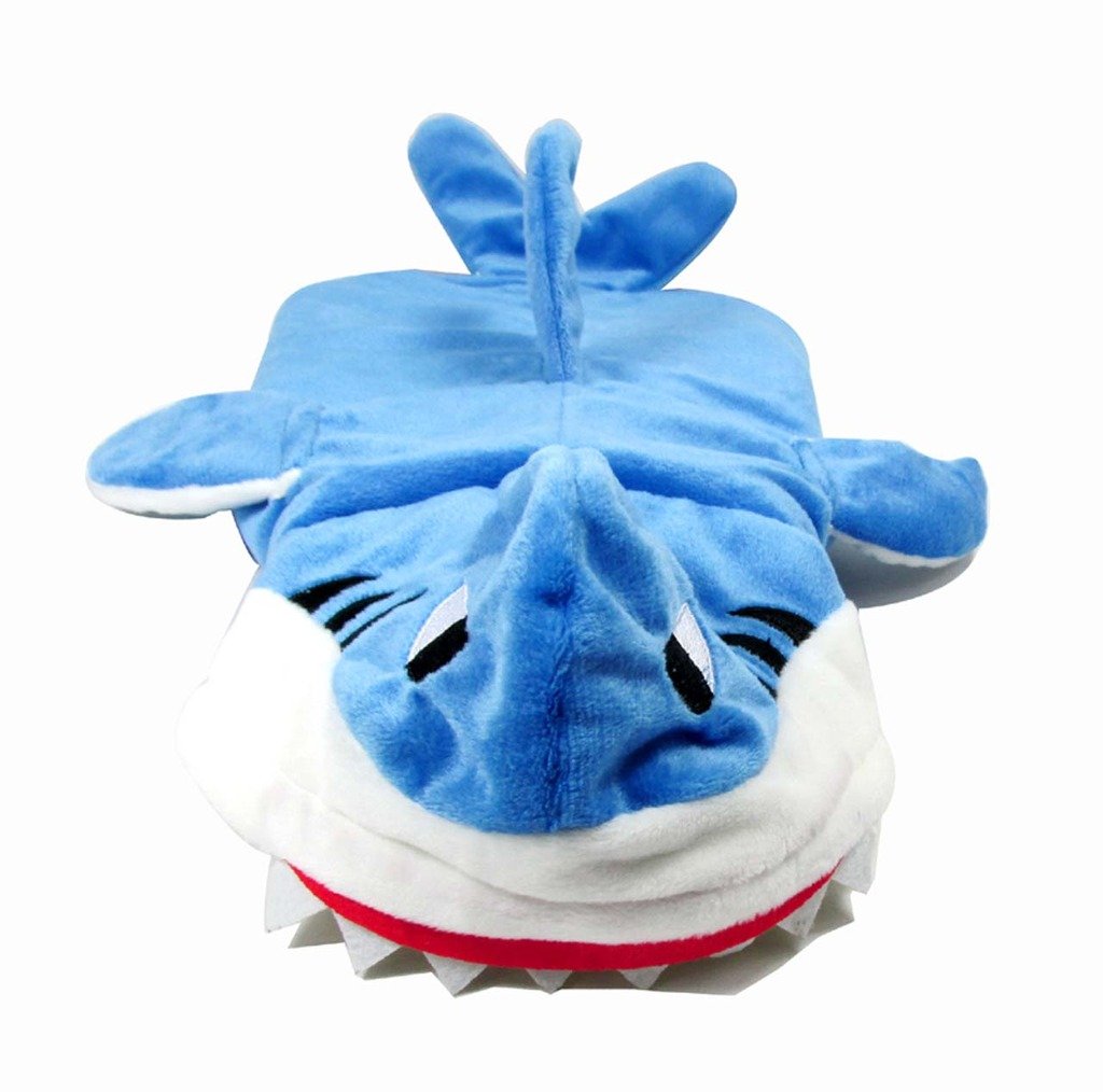 Mogoko Funny Dog Cat Shark Costumes, Pet Halloween Christmas, Blue, Size 9.4