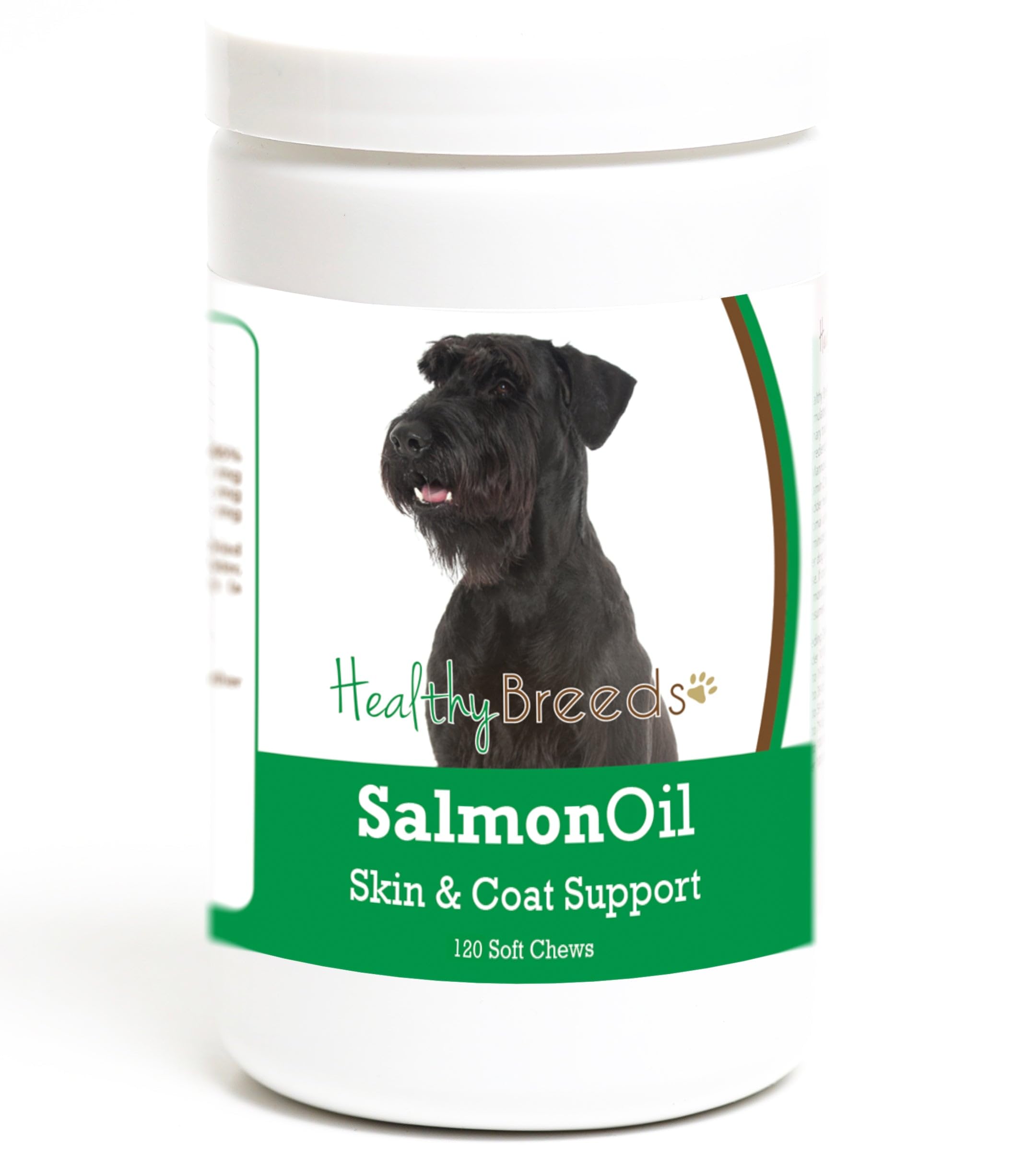 Healthy Breeds Giant Schnauzer Salmon Oil Soft Chews 120 Count