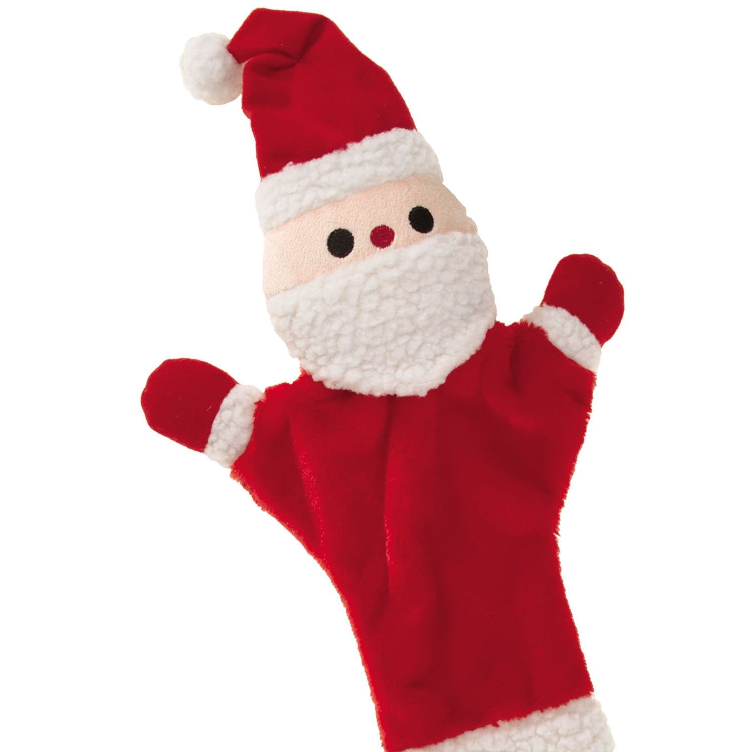 Zanies Festive Unstuffies Dog Toys, 22' Santa