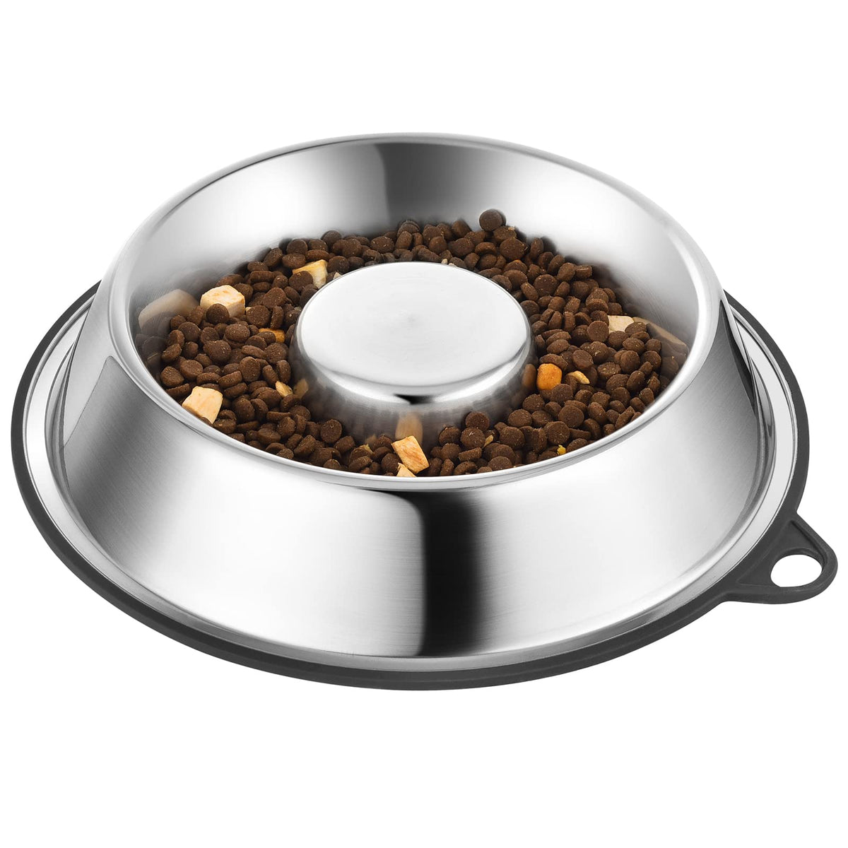 Peggy11 Stainless Steel Slow Feeder Dog Bowl - 5 Cups, For Large Size Dogs