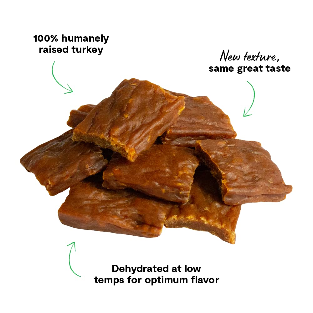 Open Farm Dehydrated Turkey Grain-Free Dog Treats, Gently Cooked Turkey Recipe with Natural Simple Ingredients and No Artificial