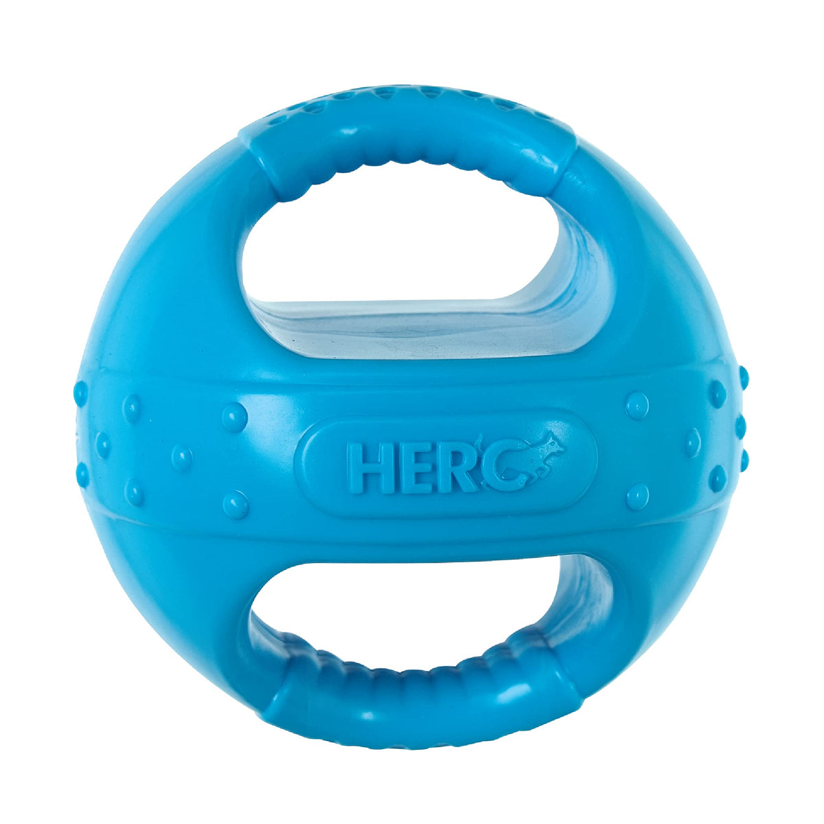 Hero Squeakables Kettle Ball, Dog Toys, Puppy Toys, Pet Toys, Medium, 5 Inches (Blue)