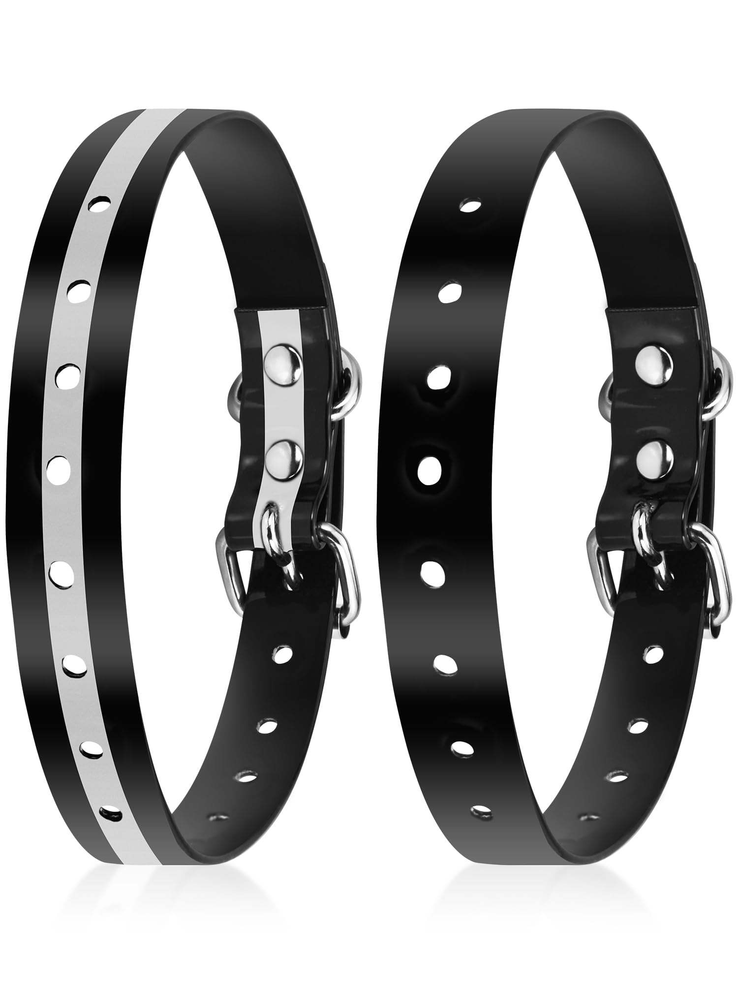 Petjoy E Collar Replacement Strap, 8-27 Inches Adjustable Dog Collar For Small To Large Dogs (2-Pack)