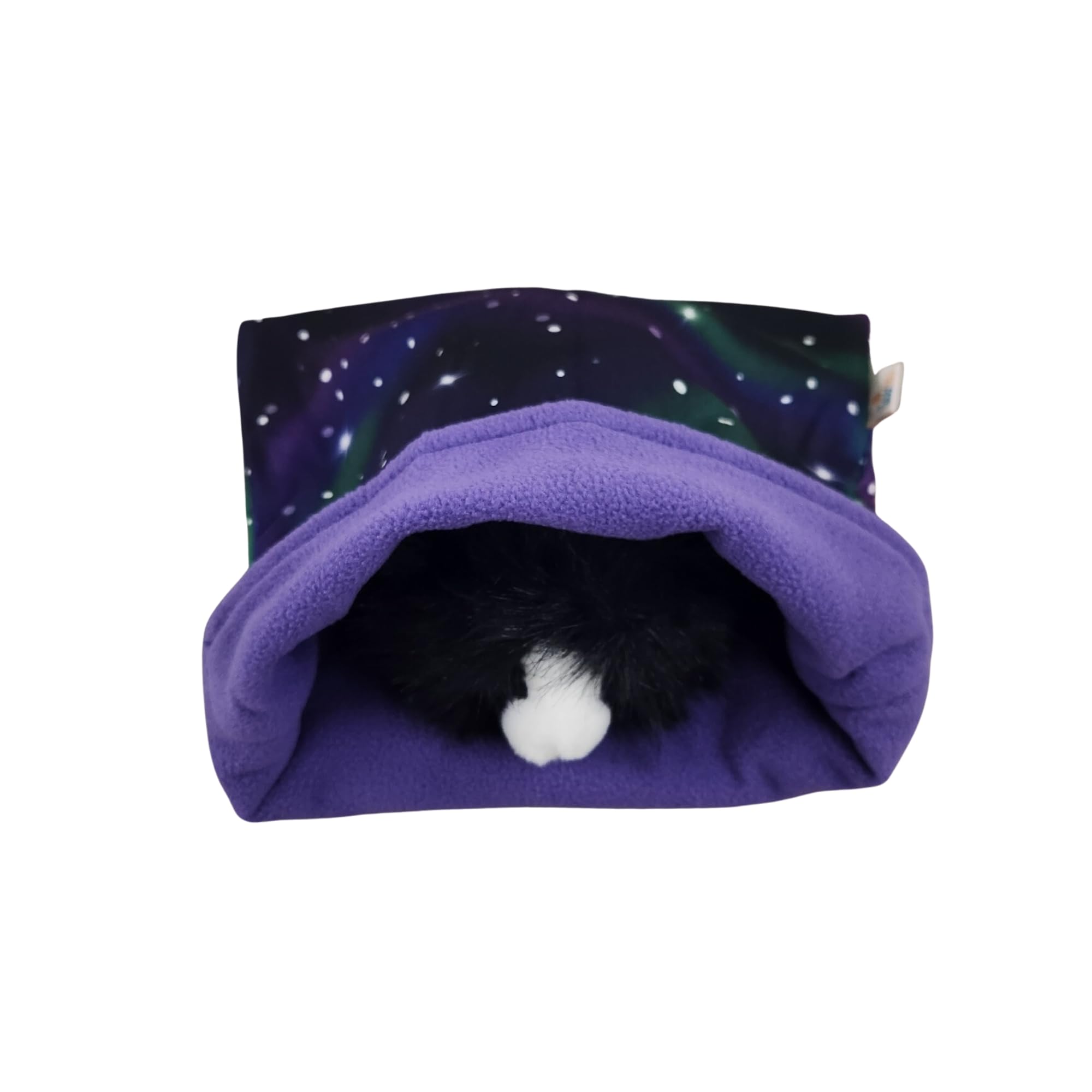 Tater Pets Snuggle Sack For Guinea Pigs Bed Pad Cuddle Sack Sleeping Bag (12X12)(Northern Lights)