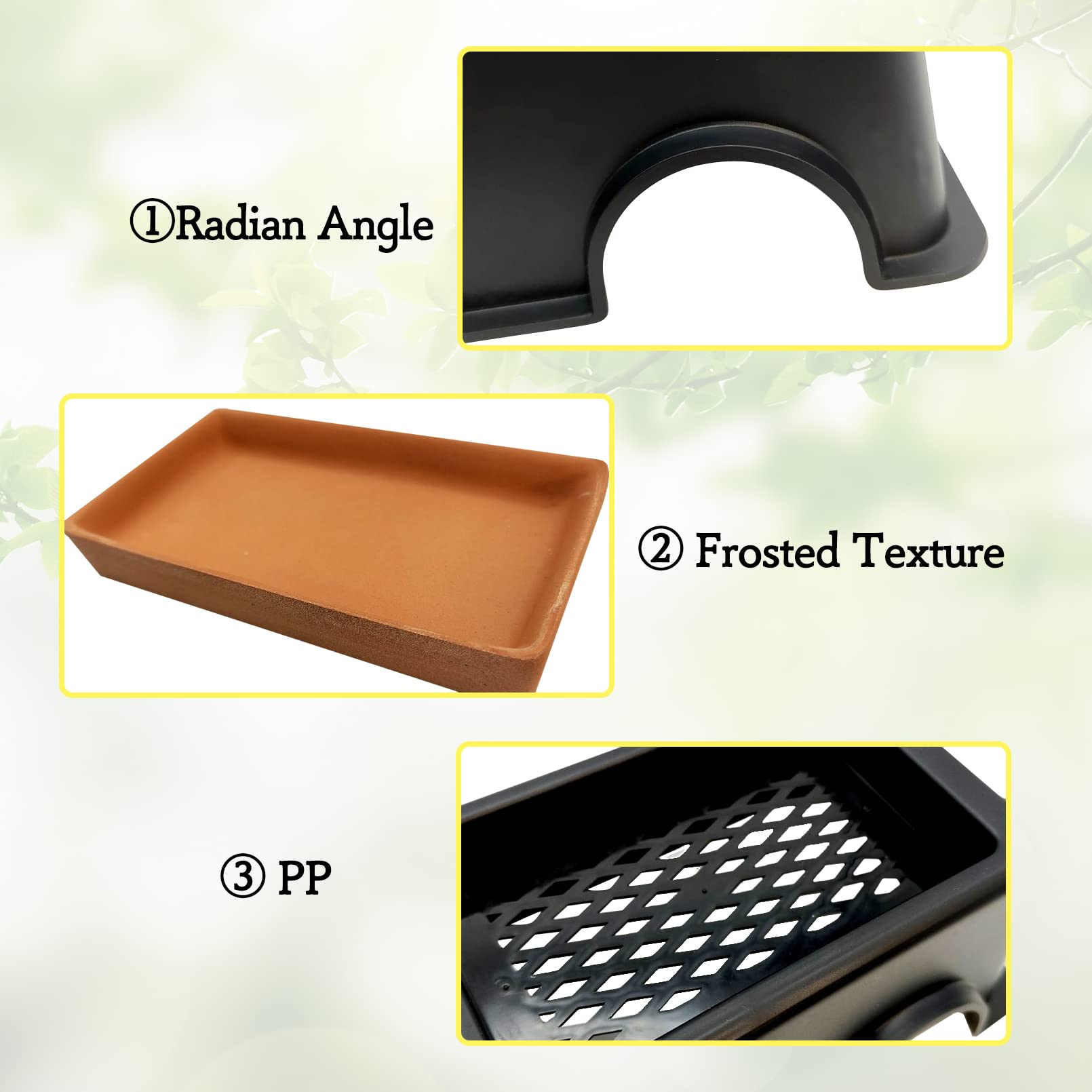 Tfwadmx 2Pcs Reptile Hide Box, Gecko Hideout And Cave With Water Supply For Lizards Snakes Leopard Gecko Spiders Frog