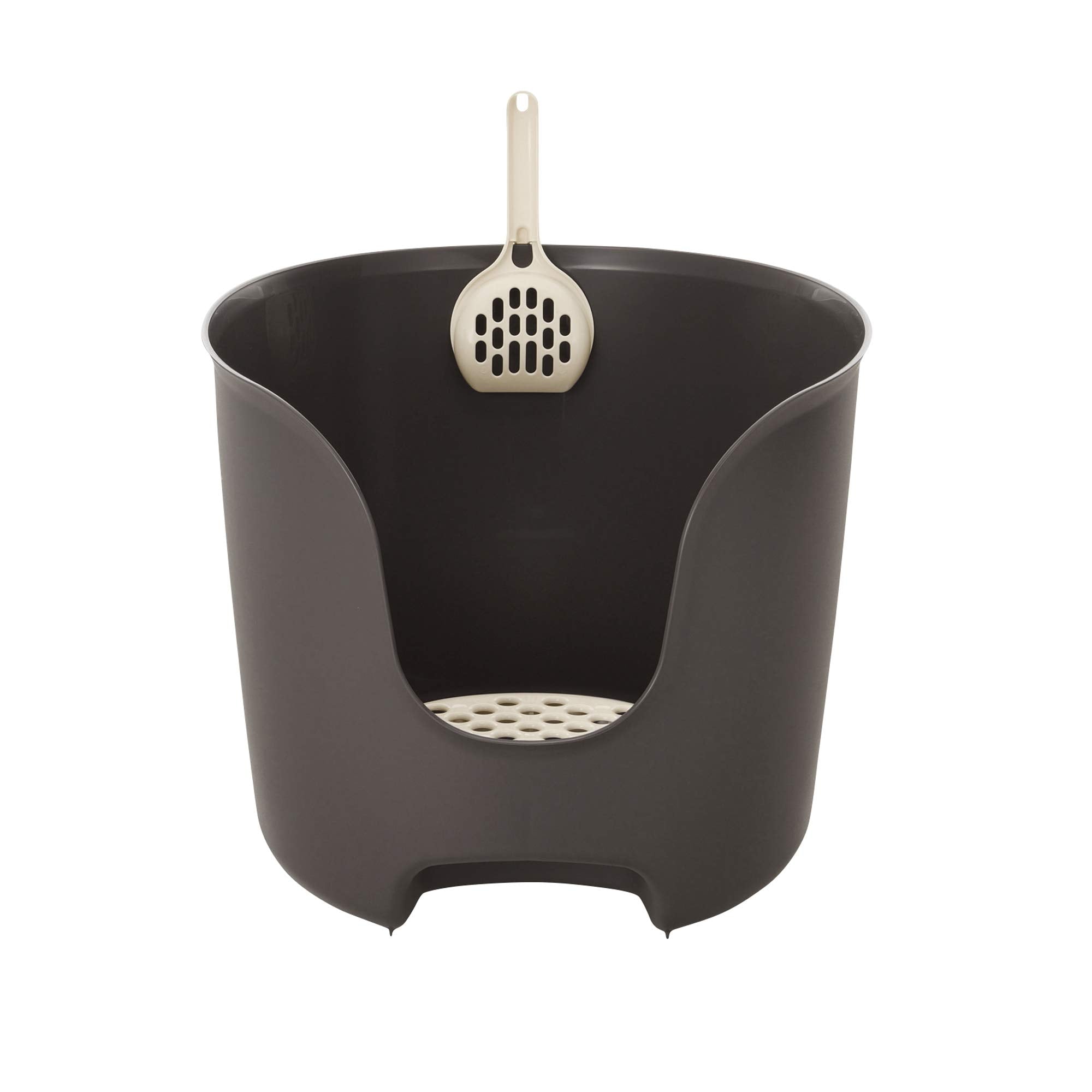 Richell Paw Trax High Wall Cat Litter Box, High Sides Cat Litter Pan