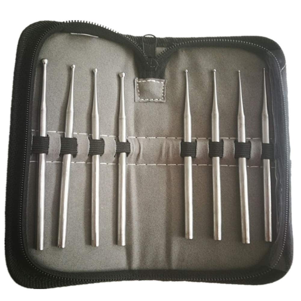 Leoterra 8pcs Ball Tip Snake Probe Professional Reptiles Snake Probe Kit Probes Set for Different Size Snakes (Quantity, 8pcs)