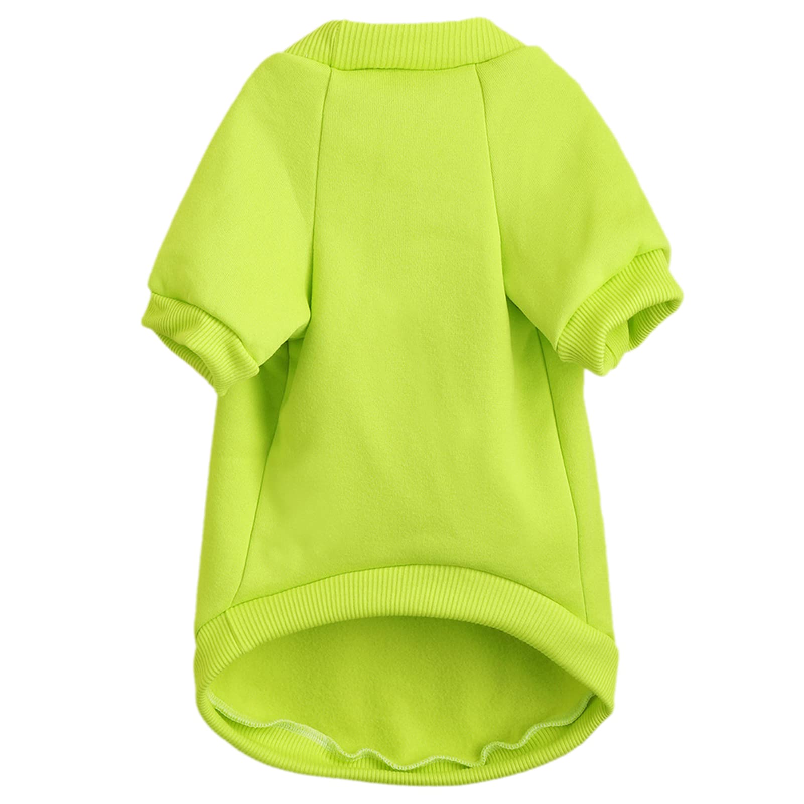 Jouhoi Puppy Sweater For Small Dogs Clothes Warm Winter Cat Clothe Pet Sweatshirt Knitwear Doggie Kitten Clothing, Light Green,