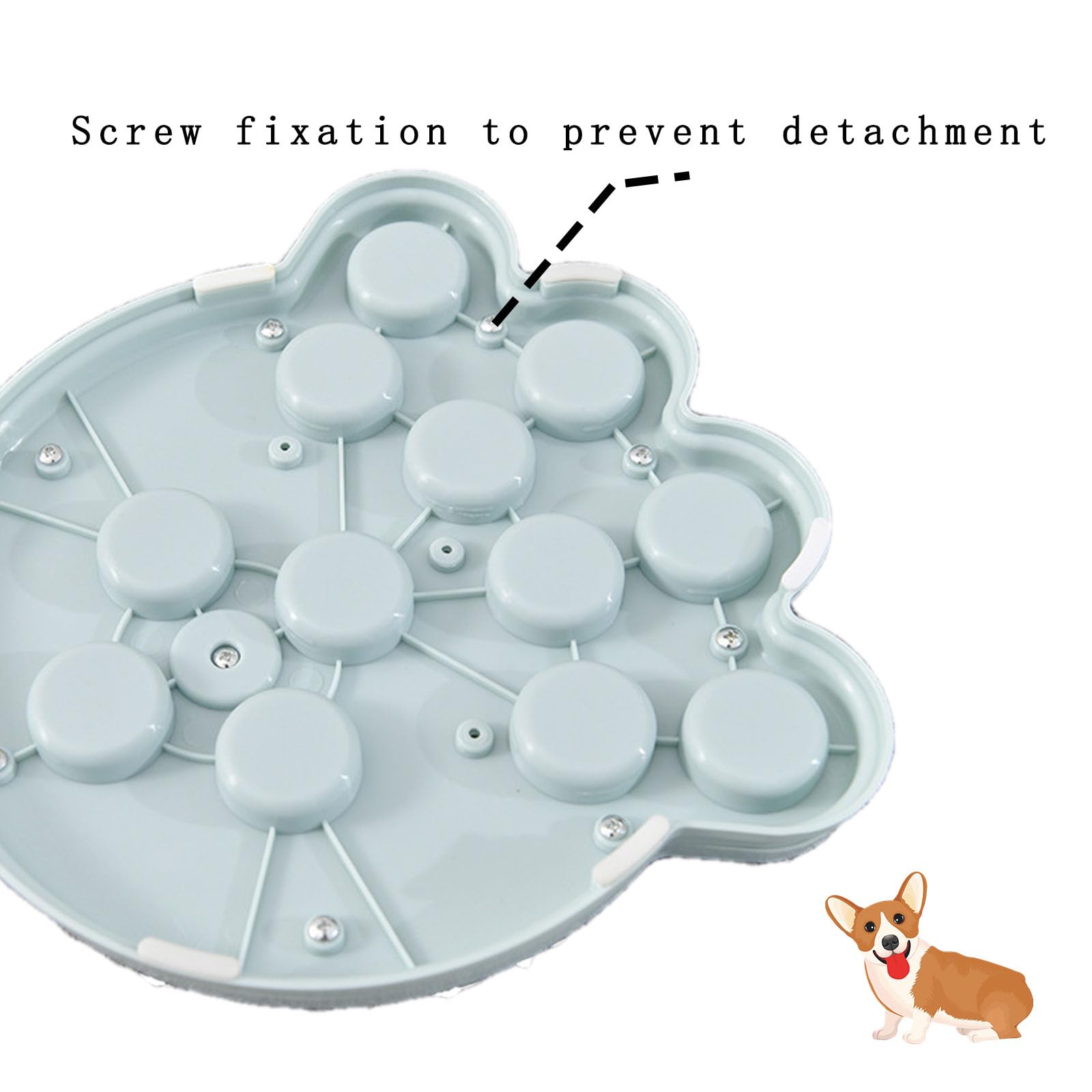NAHANGPET Interactive Dog Puzzle Toys, Dogs Puzzle Feeder Toys for IQ Training, Puppy Puzzle Toys, Mentally Stimulating Treat Di