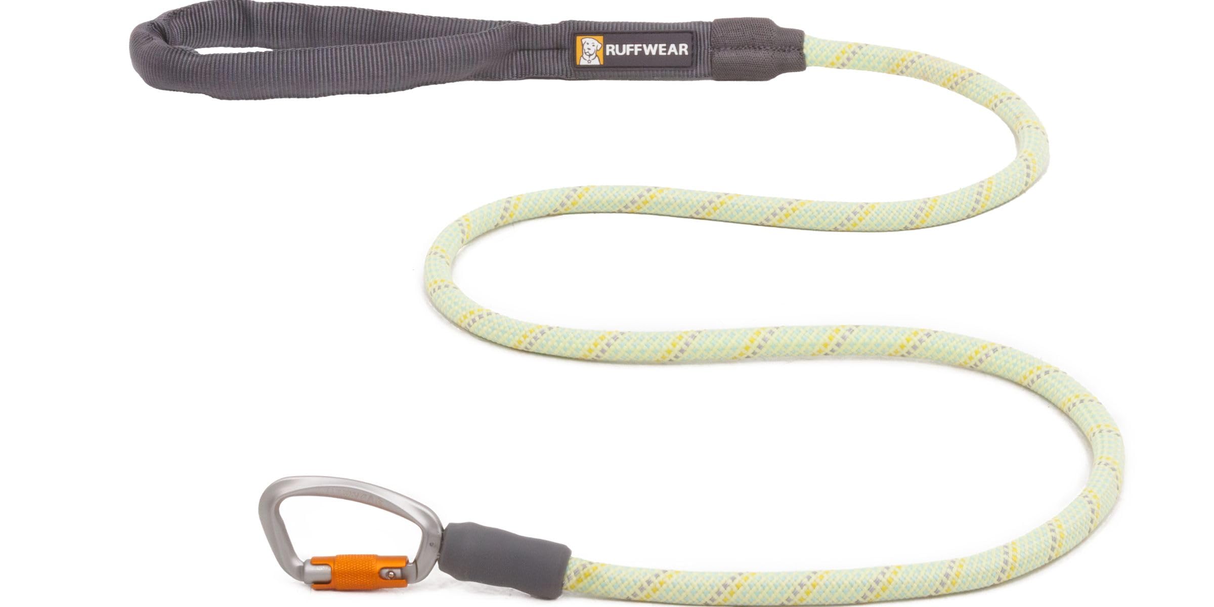 Ruffwear, Knot-A-Leash Dog Leash, Reflective Rope Lead With Carabiner, Moss Green, Small