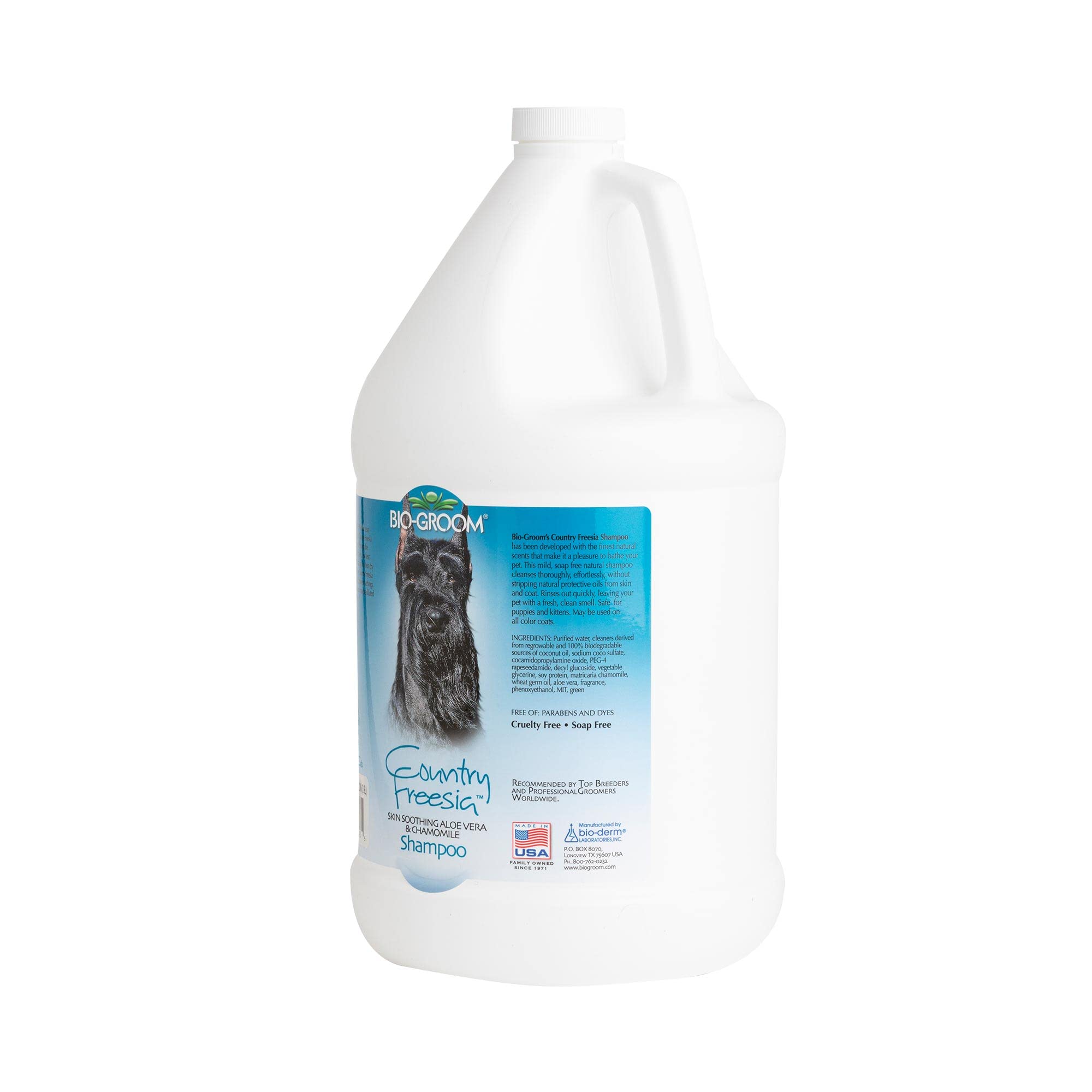 Bio-Groom Country Freesia Dog Shampoo - Natural Scent Pet Shampoo, Aloe Vera, Chamomile, Cat & Dog Bathing Supplies, Puppy Wash,
