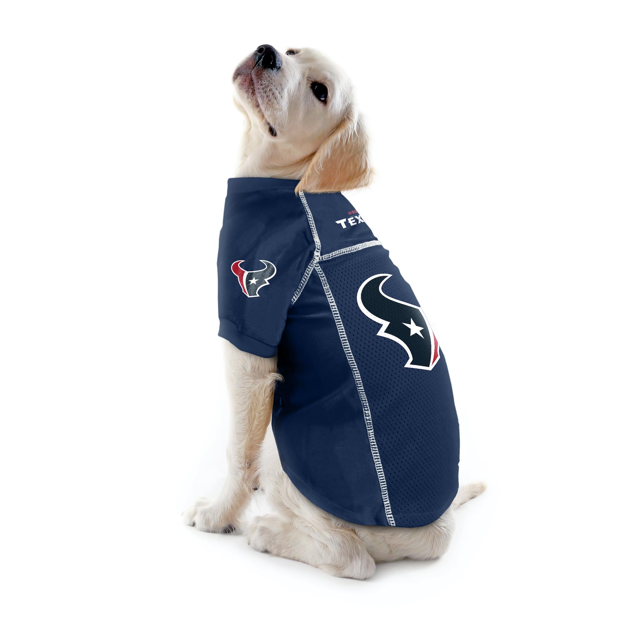 Littlearth Unisex-Adult Nfl Houston Texans Basic Pet Jersey, Team Color, X-Small
