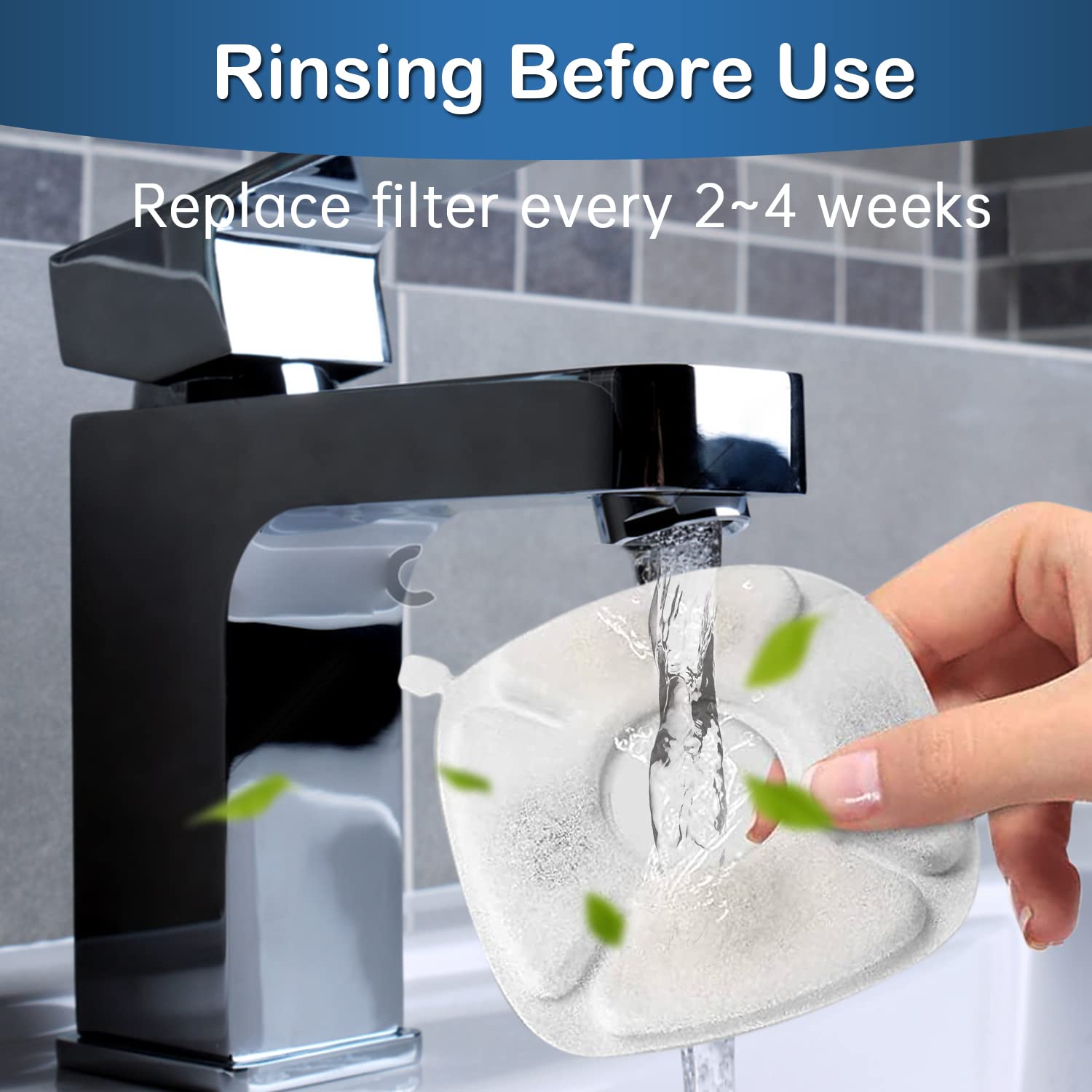 Cat Water Fountain Filter,Pet Fountain Filter Replacement Filters Compatible With Veken 95Oz/2.8L Pet Water Fountain,Contains 4 Cat Fountain Filter Replacement And 4 Sponges