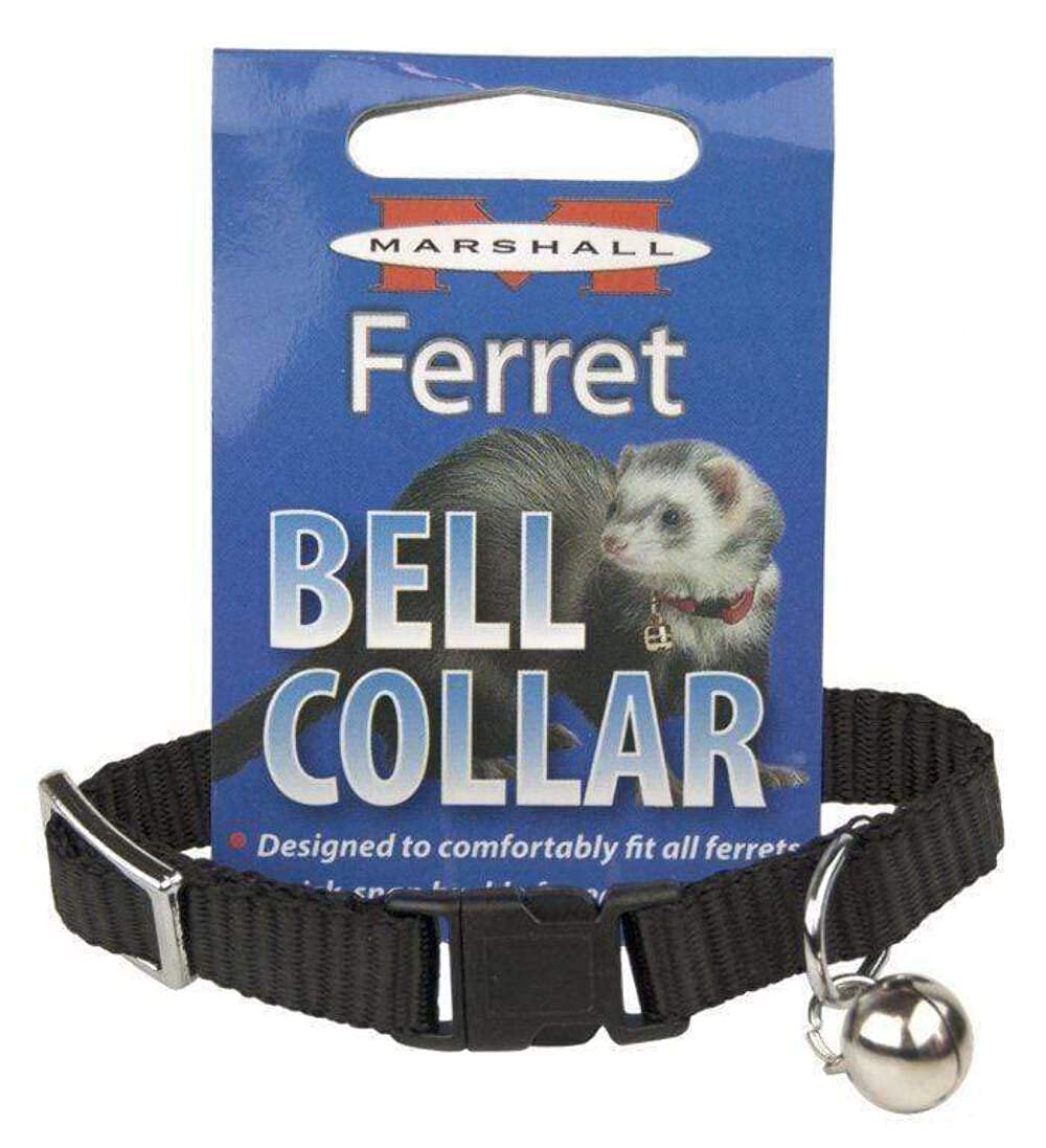 Marshall Pet Products Bell Collar, (Black)