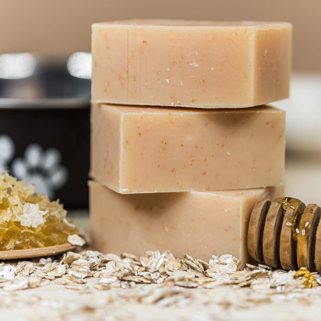 Certified Organic Dog Shampoo And Conditioner - Dog Shampoo Itchy Skin Relief And Puppy Essentials - Natural Handmade Honey & Oa
