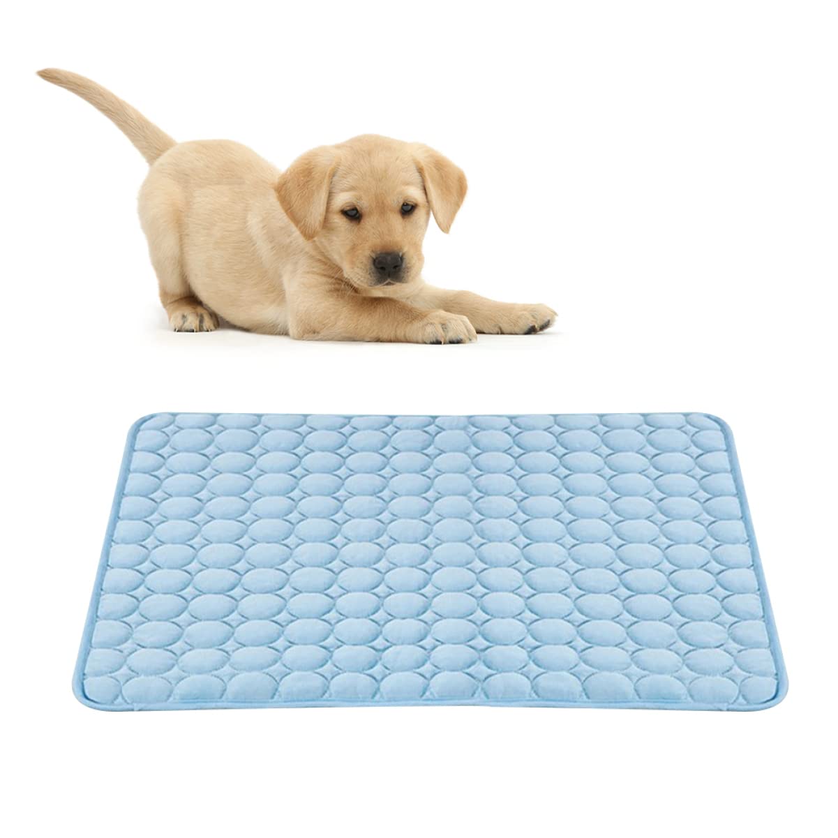 GALPADA Pet Summer Cooling Blanket Self Cooling Dog and Cat Blanket Breathable Cool Pad for Indoor Outdoor Use Ice Material for 