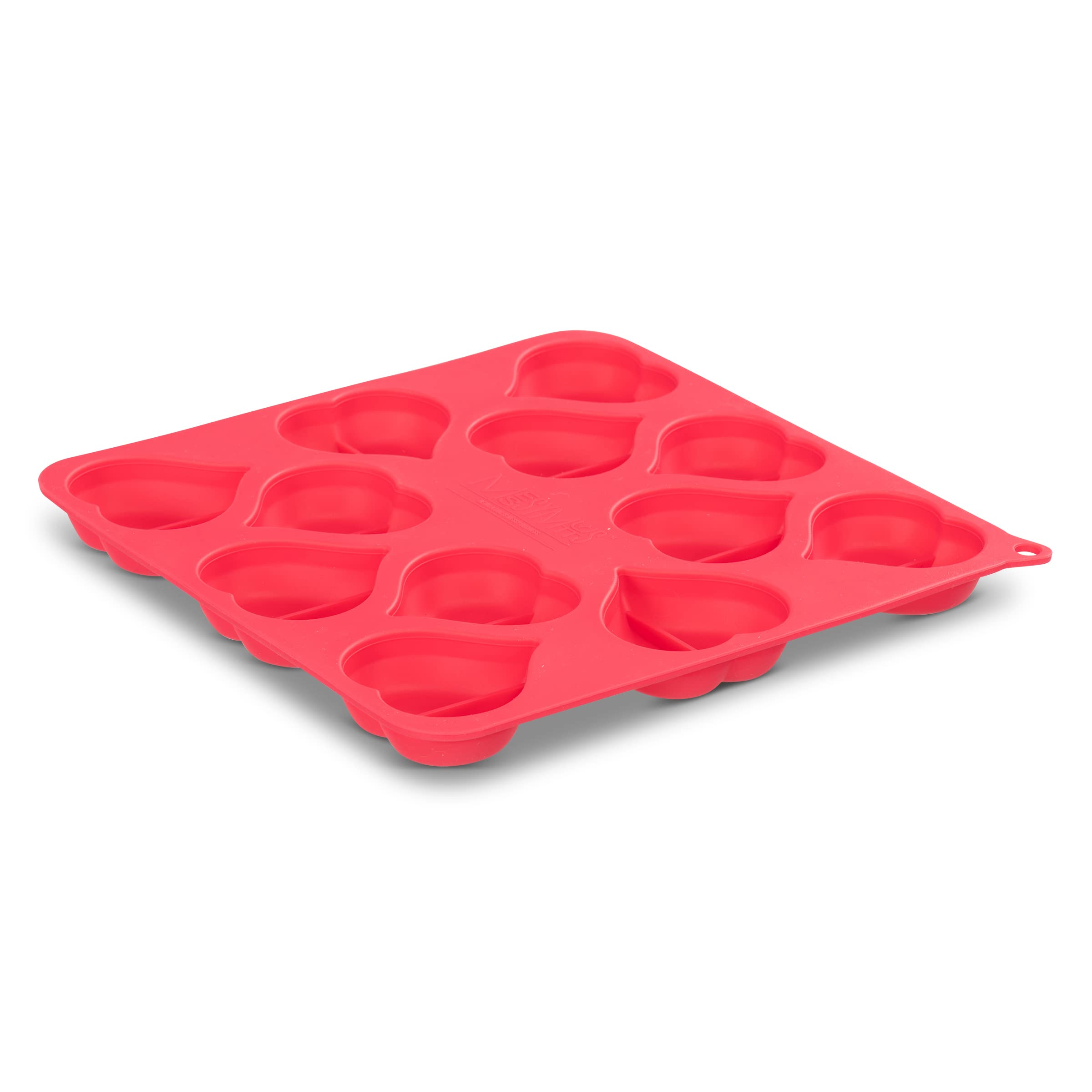 Messy Mutts Dog Treat Making Mold Heart 2Pk