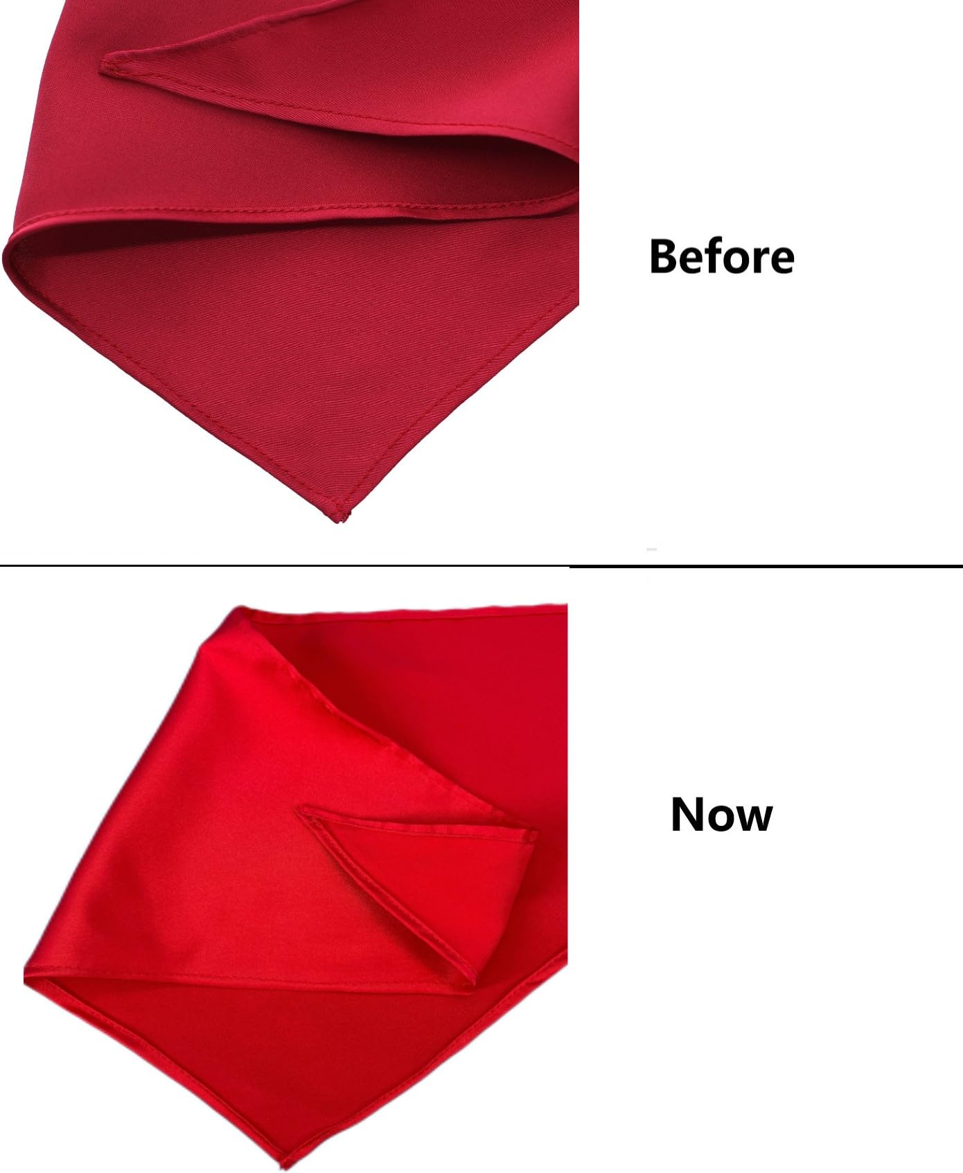 Eechicspace 1 Pack Dog Bandana Red Chiffon For Small Dogs