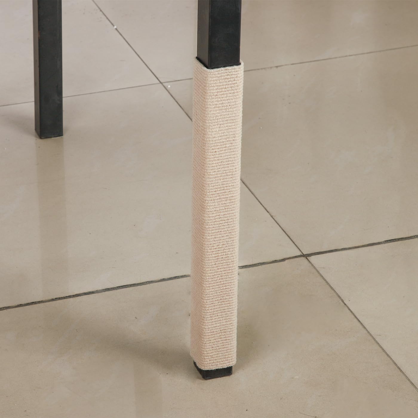 Shengocase 78.7'X15.8' Trimmable Self-Adhesive Carpet Mat Pad Replacement For Cat Tree Shelf Shelves, Cat Wall Furniture Steps, Carpet Scratching Post Scratcher Couch Protector (Beige)