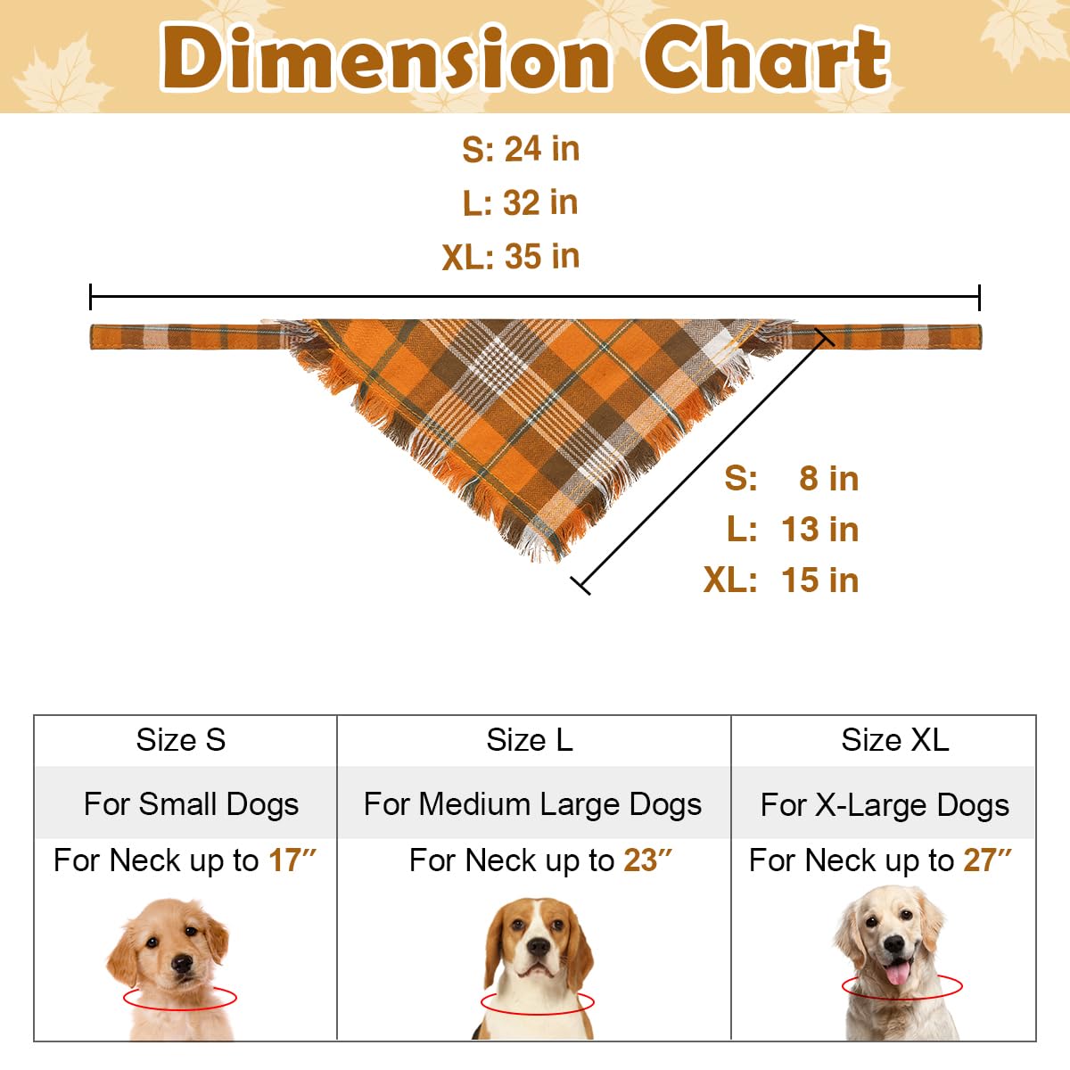 Kytely 2 Pack Fall Dog Bandanas Autumn Dog Bandana Thanksgiving Plaid Pets Scarf Triangle Bibs For Cat Small Dogs Pets