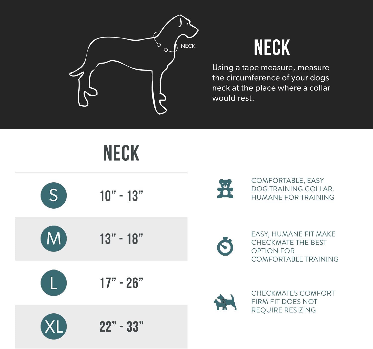 Ezydog Checkmate Martingale Collar For Dogs – Premium Nylon Training Dog Collar For Easy Control With No Choking (Medium, Black)