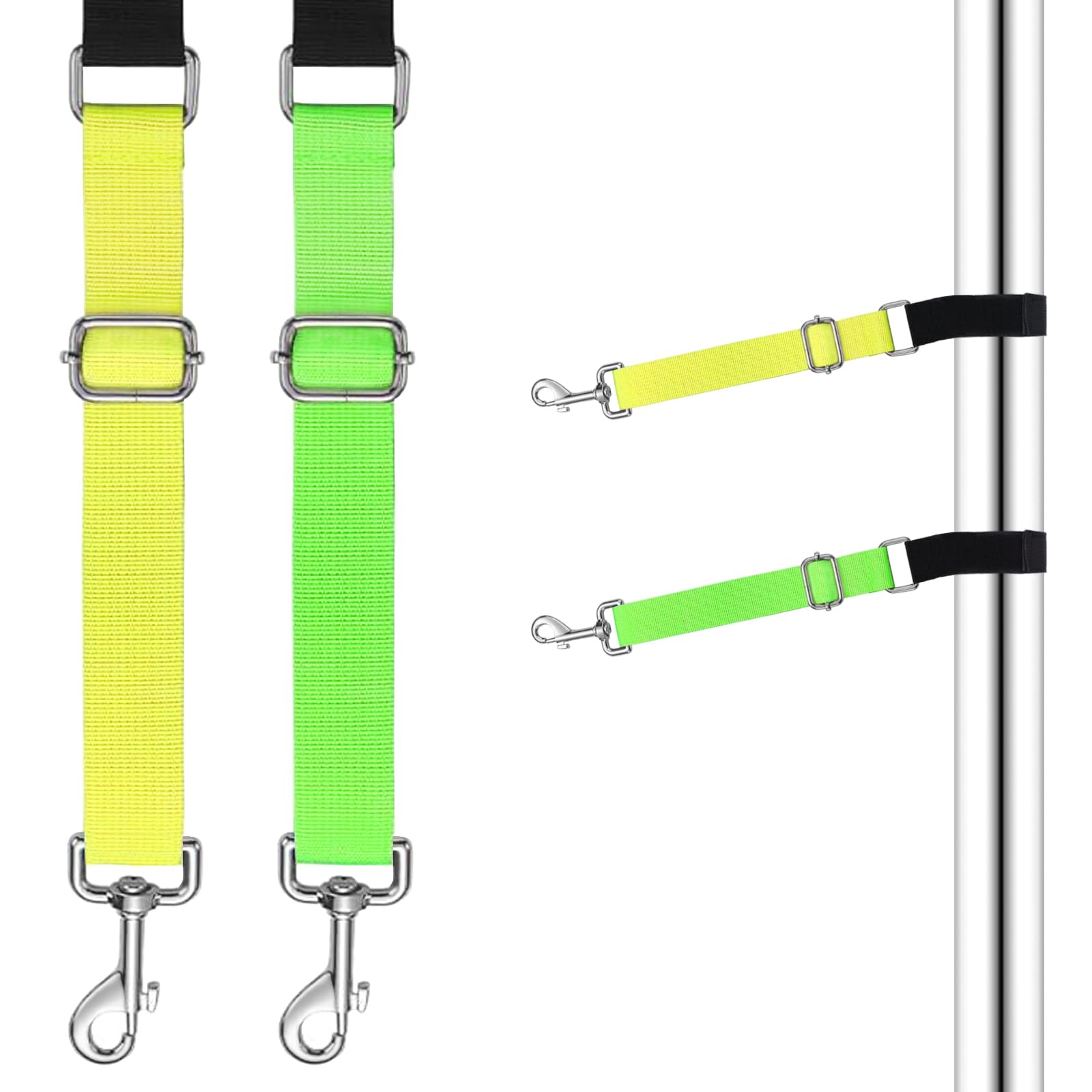 Cuteabc Dog Grooming Extension Strap 2 Pcs Adjustable Dog Grooming Table Loop, Groomers Helper Grooming Loop, Secure And Stable 