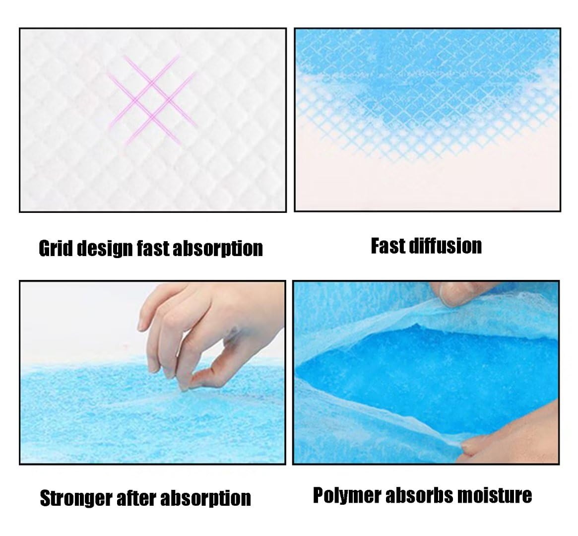 ZJYXJK 60 Count Dog Pee Pads Extra Large,36x36Pee Pads for Dogs Absorbent & Leak-Proof,Disposable Pet Training and Puppy Pads fo