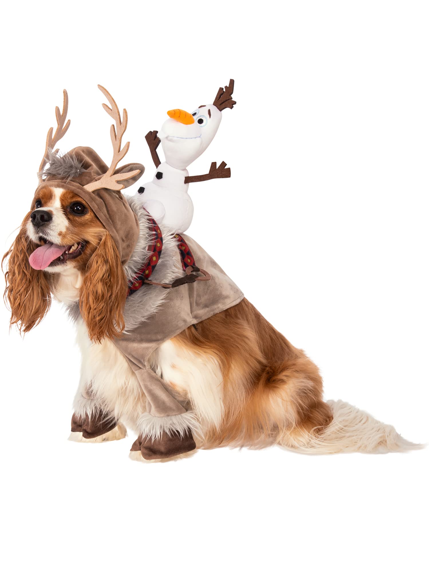 Rubies Disney Frozen 2 Pet Costume Sven With Olaf Rider, X-Large For Themed Parties And Halloween