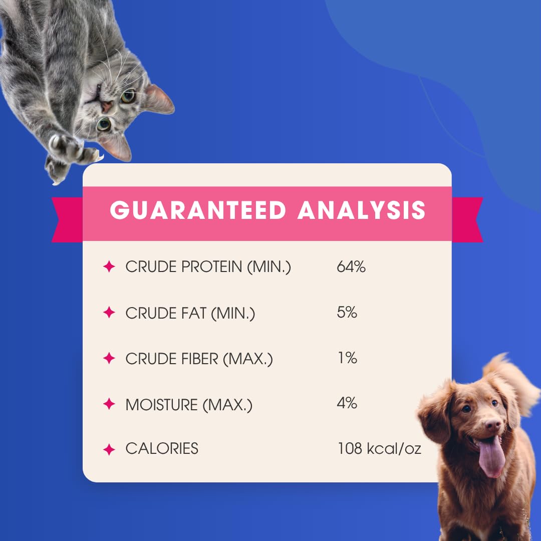 Formula Raw Freeze-Dried Beef Liver Pet Treats - Single Ingredient, High Protein Natural Snack for Dogs and Cats - Grain-Free, A