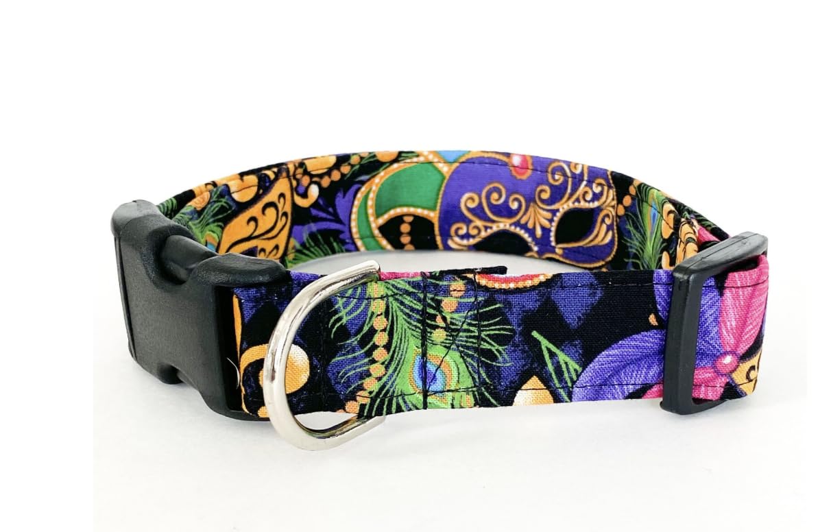 Mardi Gras Dog Collar (Medium)