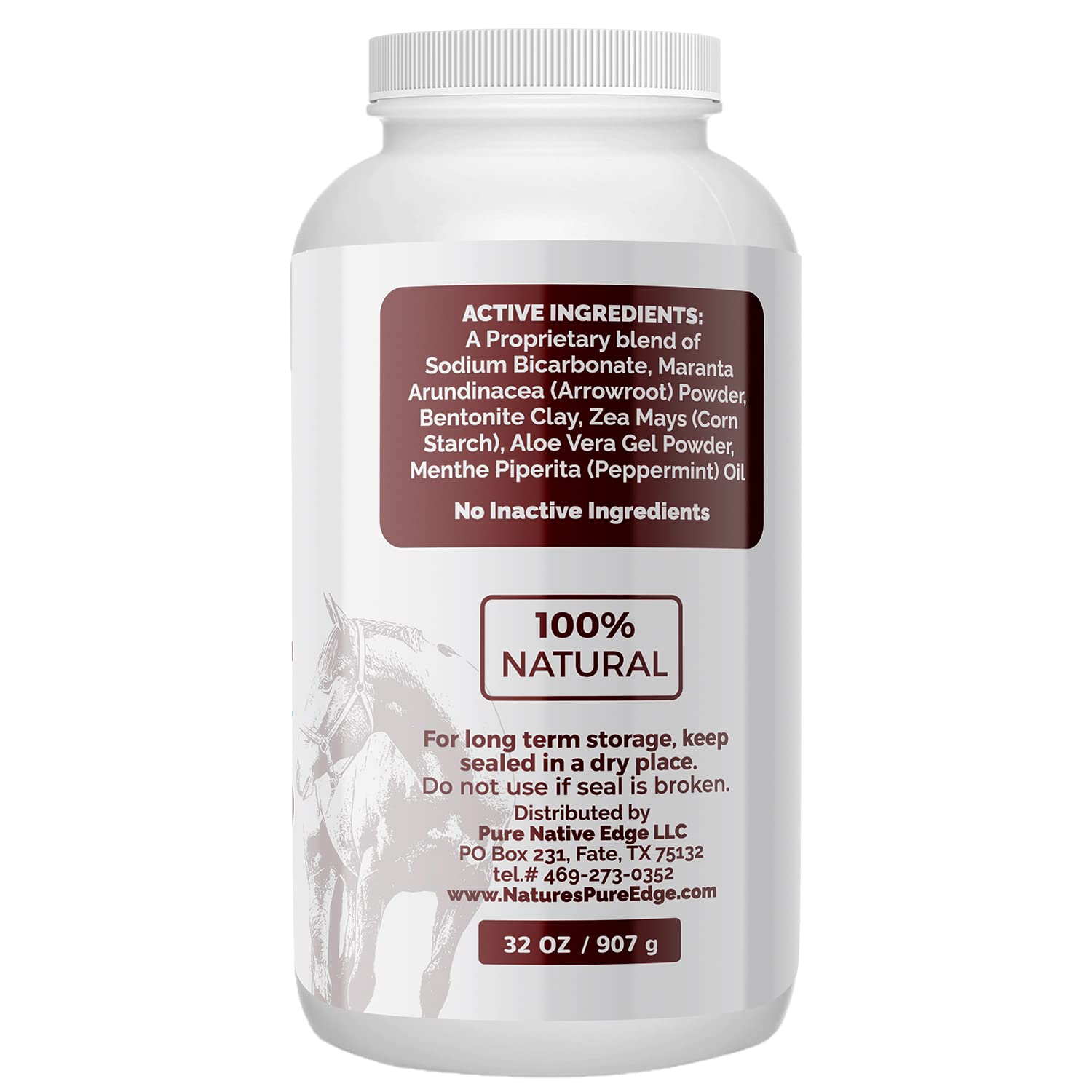 Extra Large. 2 Lbs. Coat Guard Rx Daily Preventative Powder For Horses - Coat And Skin Treatment & Dry Shampoo For Horses.