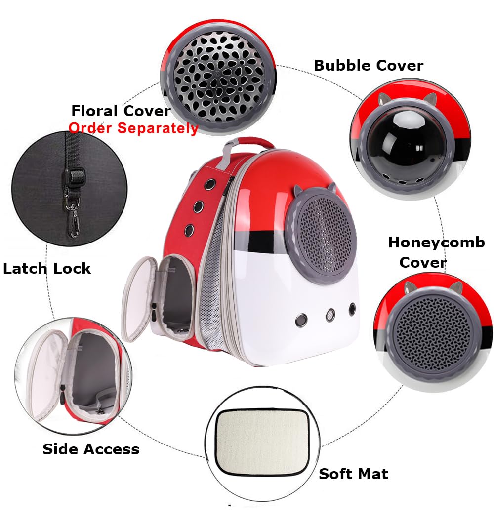 Front Expandable Cat Backpack Carrier Large Cat Backpack Fits Up To 20 Lbs, Backpack For Cats Kitten Small Puppy, Airline Approv