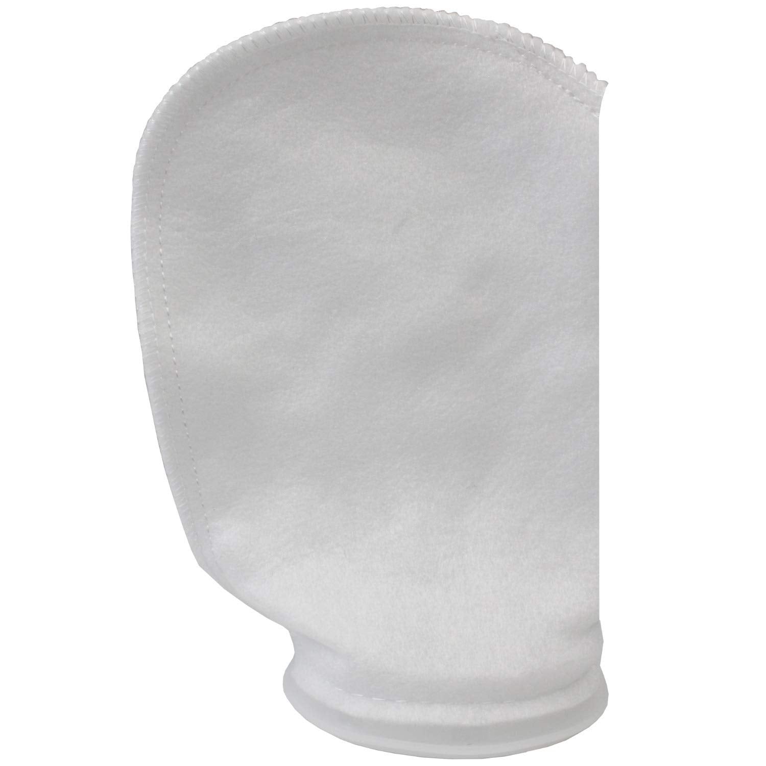 Blue Donuts Filter Sock 200 Micron, 4 Inch Ring By 8 Inch Long, Aquarium Filter Sock, Saltwater Filter Socks, Pack Of 8, White