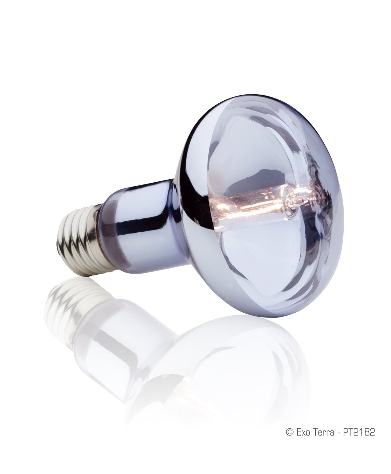 Exo Terra Sun Glo Halogen Basking Spot Lamp - 75W Reptile Light Bulb, Broad Spectrum Daylight, Enhances Coloration, Promotes Hea