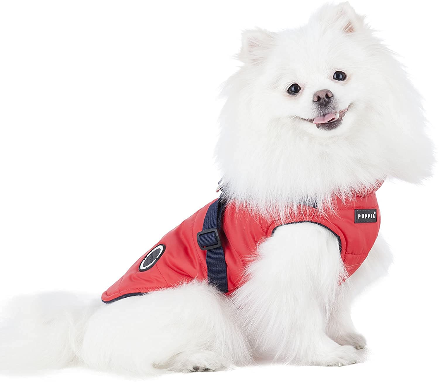 Puppia Authentic Mountaineer Ii Winter Vest, Medium, Red