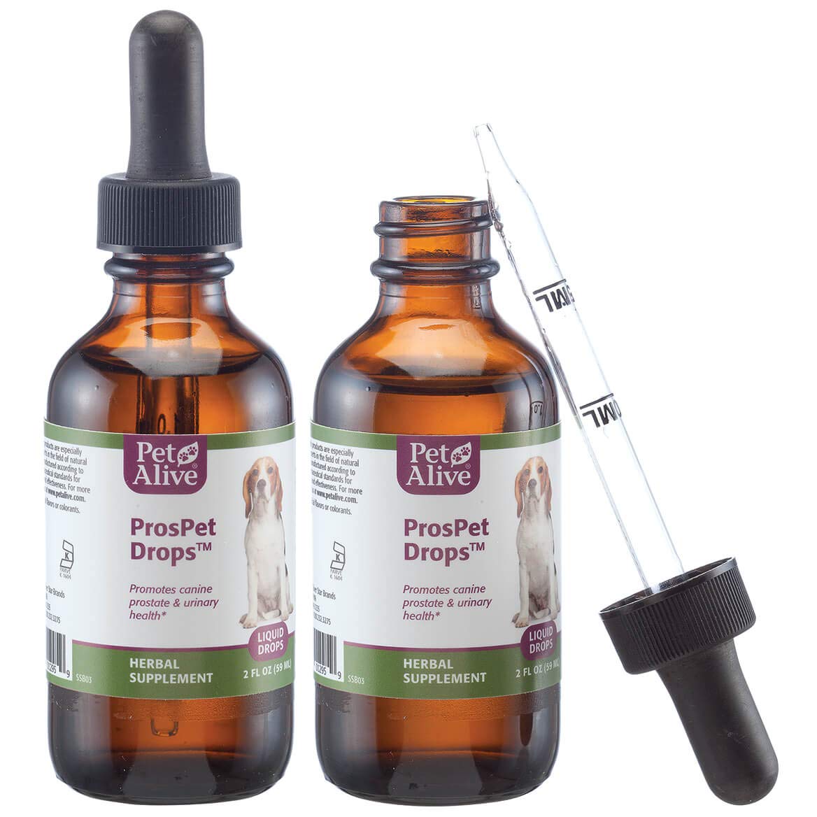 PetAlive ProsPet Drops for Pet Prostate and Bladder Health - Herbal Supplement for Dog Urinary Tract, Bladder and Immune Support