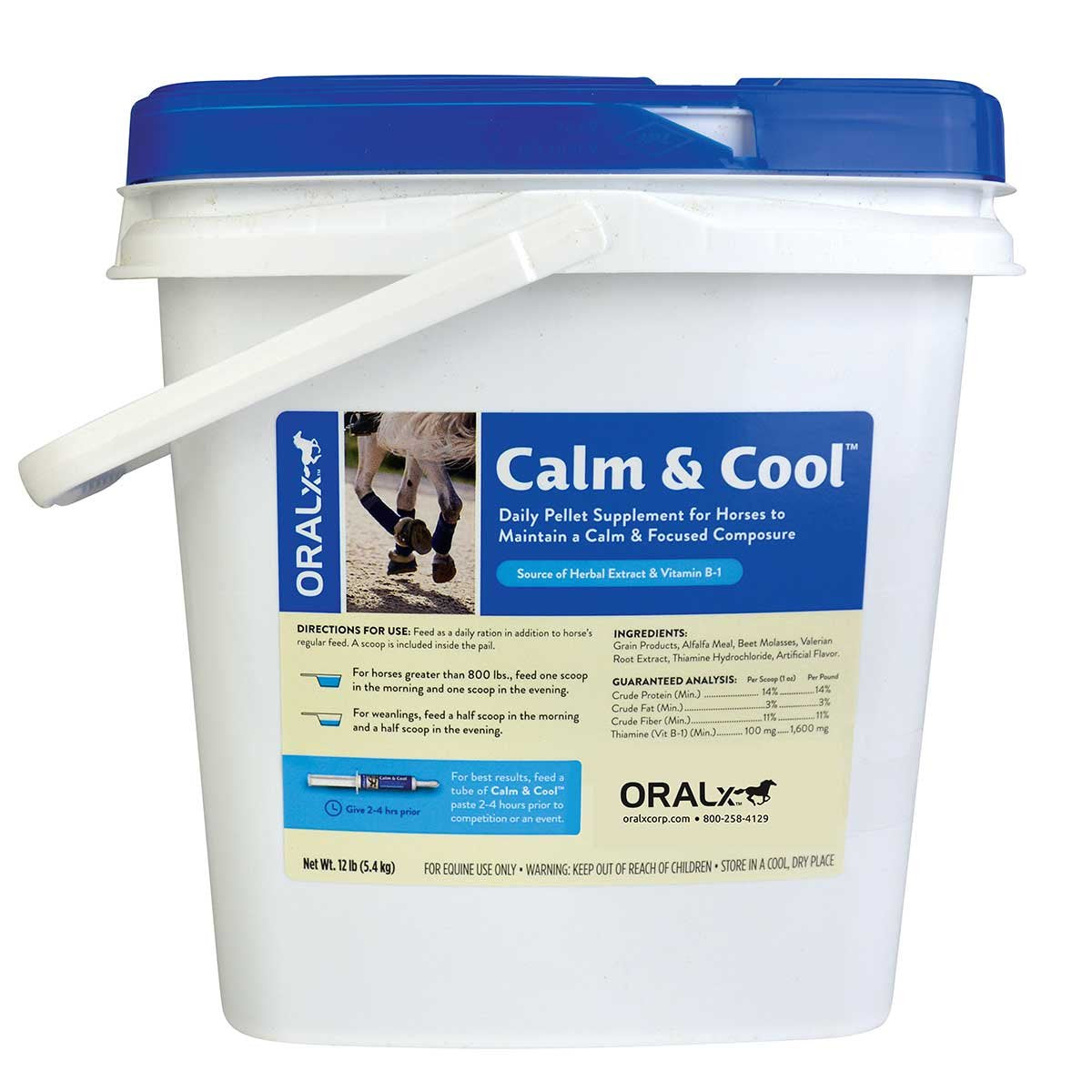 Oralx Corporation Calm and Cool Pellet for Horses