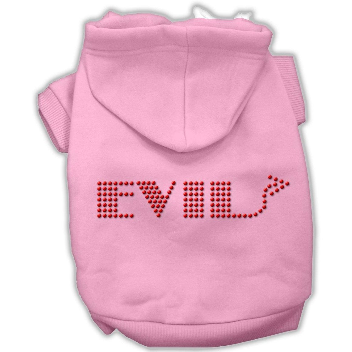 Mirage Pet Products 12-Inch Evil Hoodies, Medium, Pink