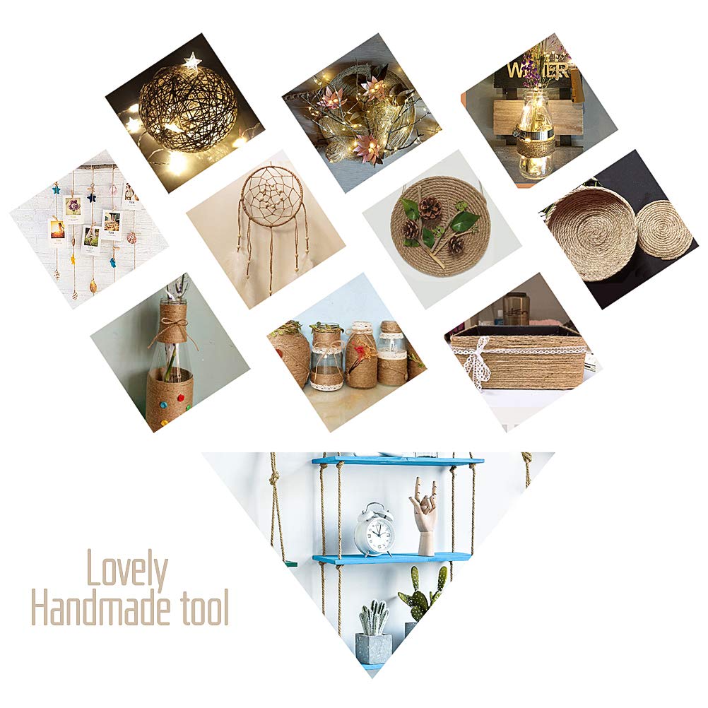 Aoneky Replacement Cat Scratching Post Sisal Rope - Hemp Rope For Cat Tree And Tower (1/4'' 66 Ft)