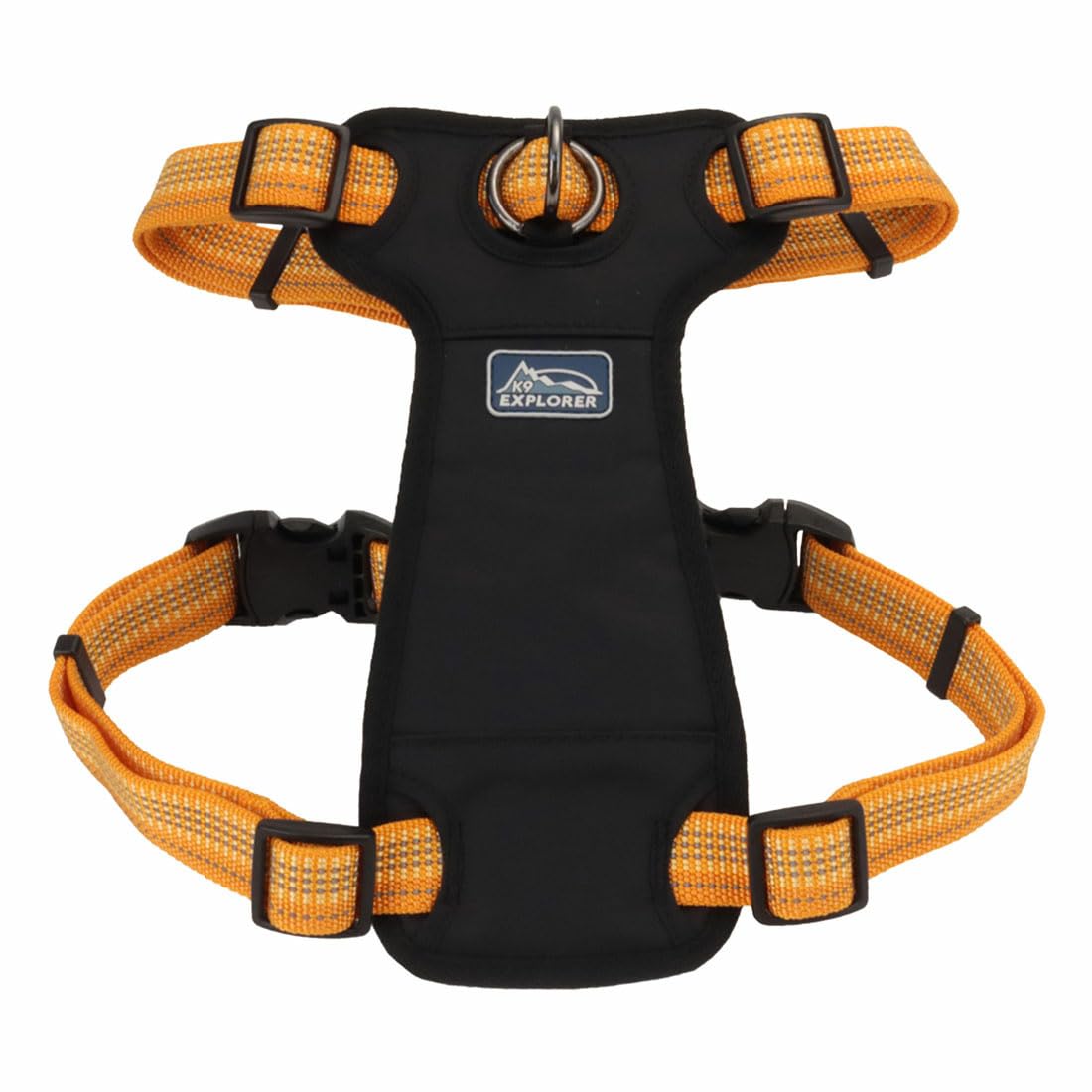 Coastal - K-9 Explorer - Brights Reflective Front-Connect Harness, Desert, 1'' X 26''-38''