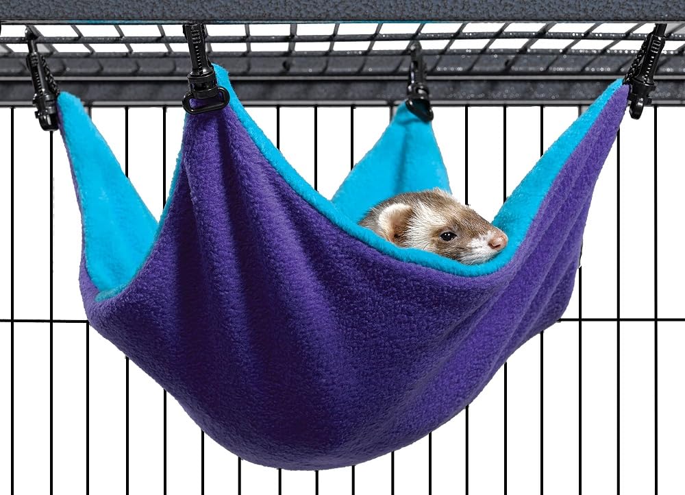 Midwest Homes For Pets Ferret Nation Small Hammock For Ferret Nation & Critter Nation Small Animal Cages | Measures 13L X 12W -