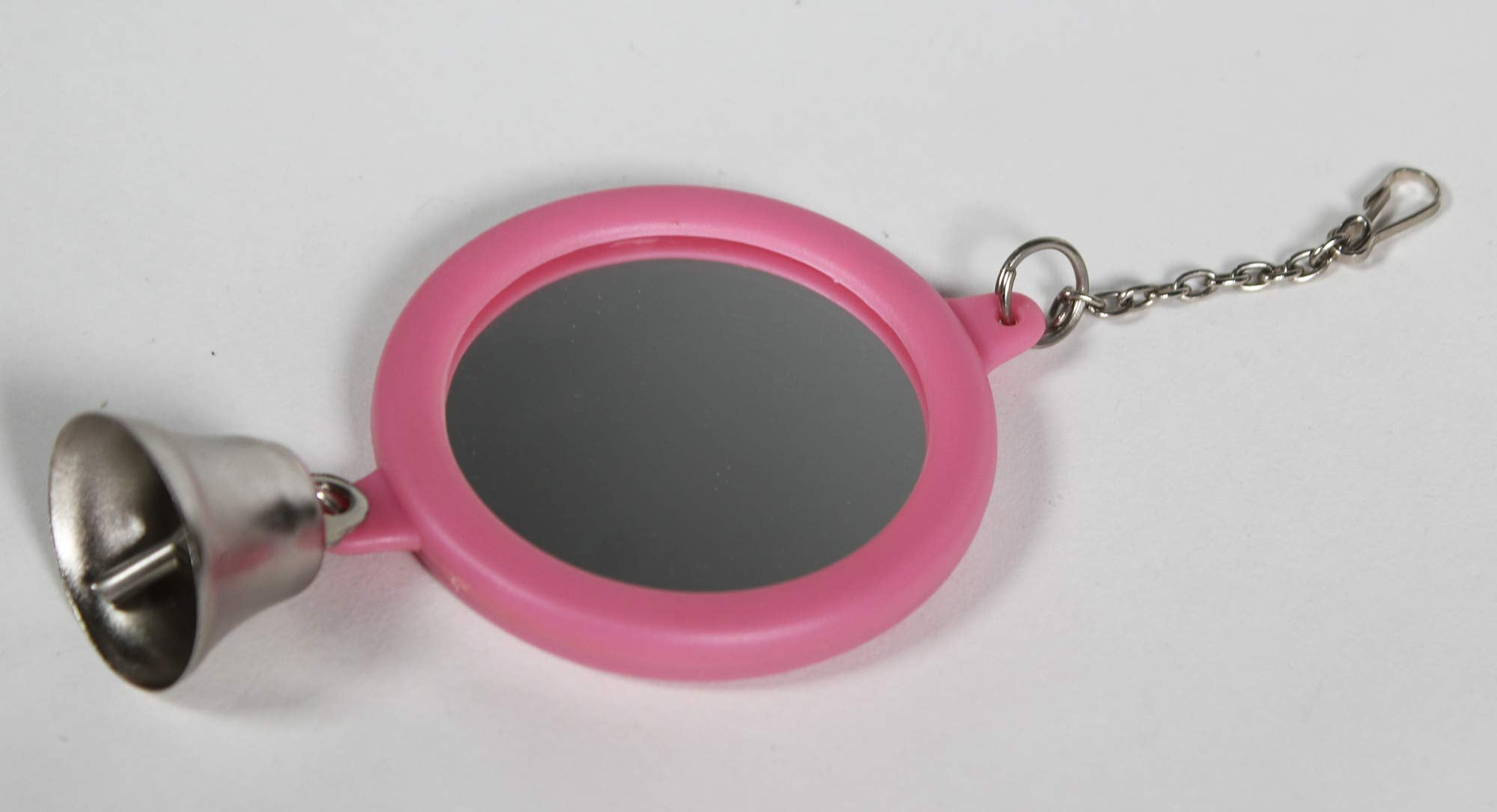 Penn-Plax Round Mirror With Bell For Bird Cage