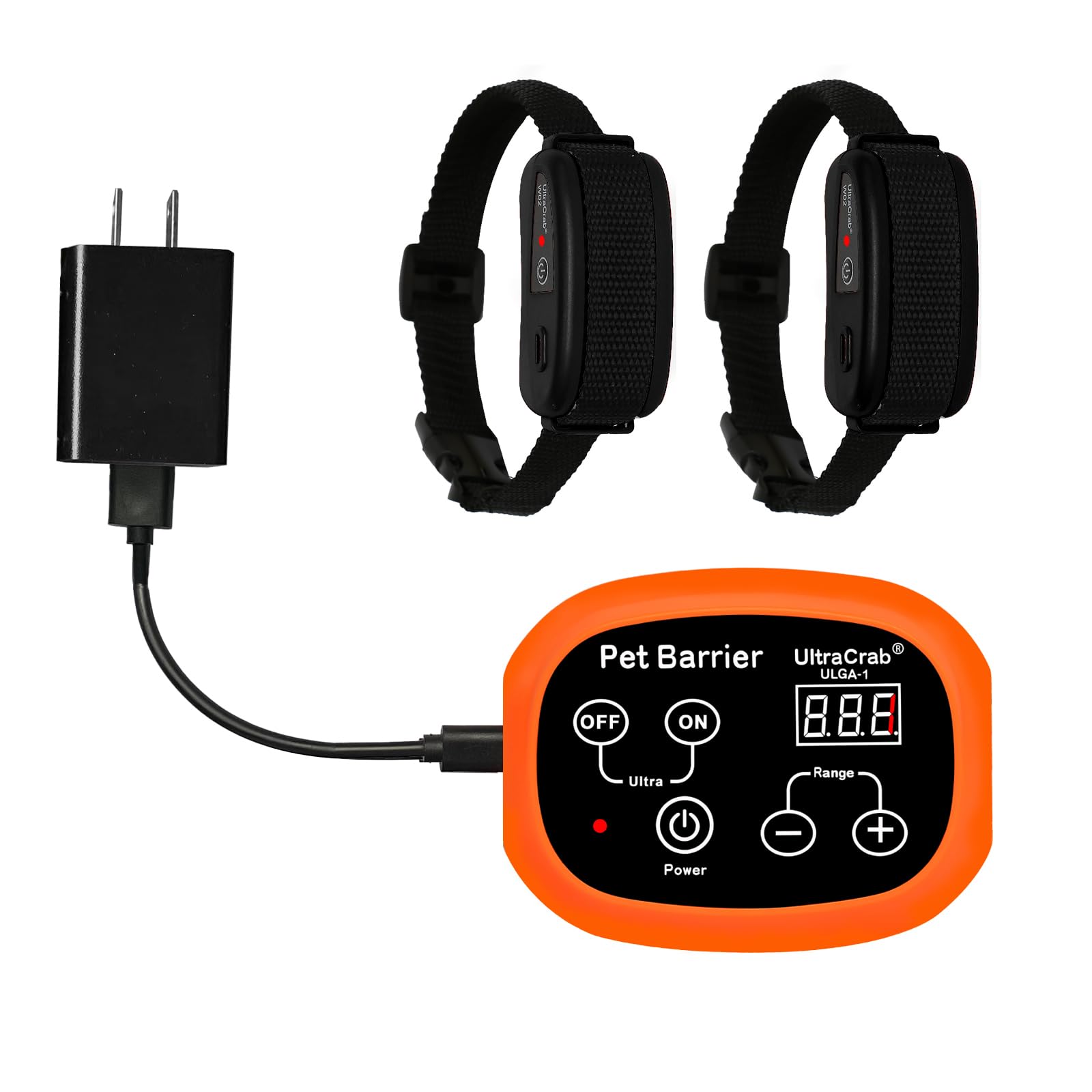 UltraCrab Indoor Pet Barrier for 2 Dogs, Wireless Indoor Electric Fence, Pet Gate, Keeps Areas Off Limits, 2 Dog Fence Syetem Wa